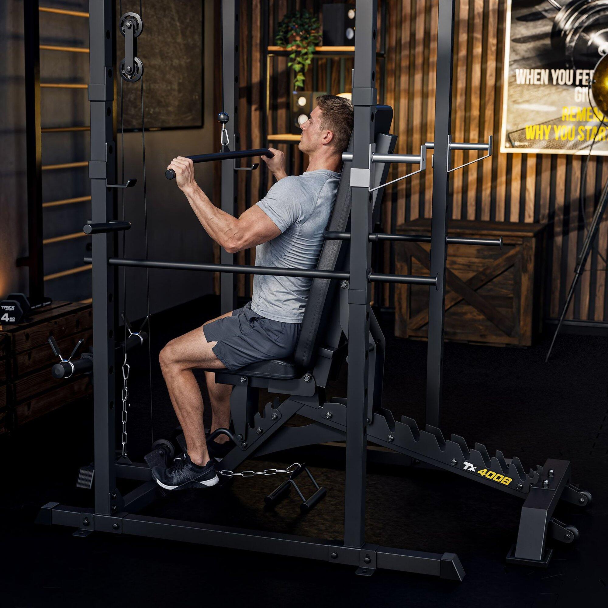 Power Rack Trex Sport TX-500PC mit Seilzug oben und unten 5/7