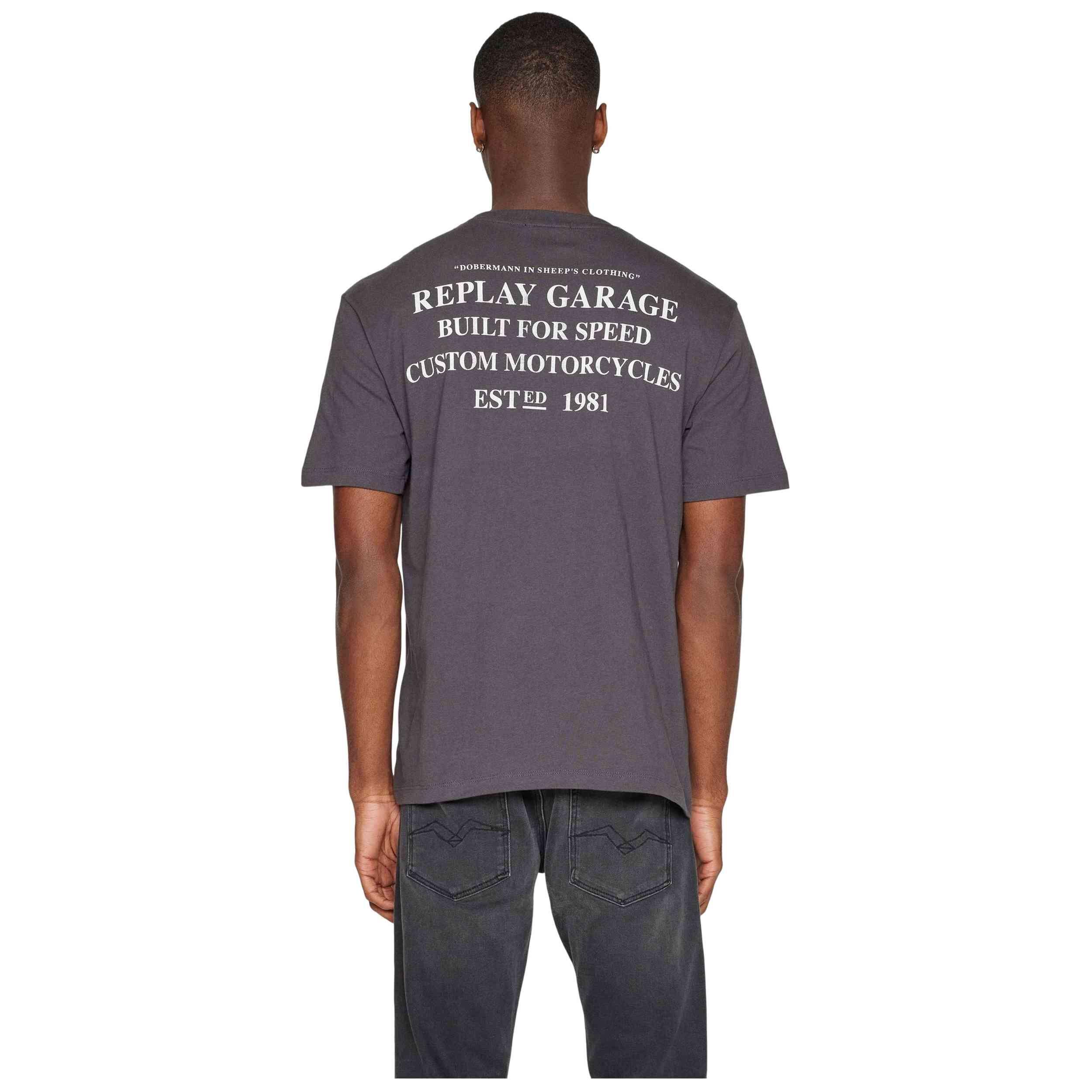Maglia a maniche corte Replay modello M676600022662998 per uomini 3/5