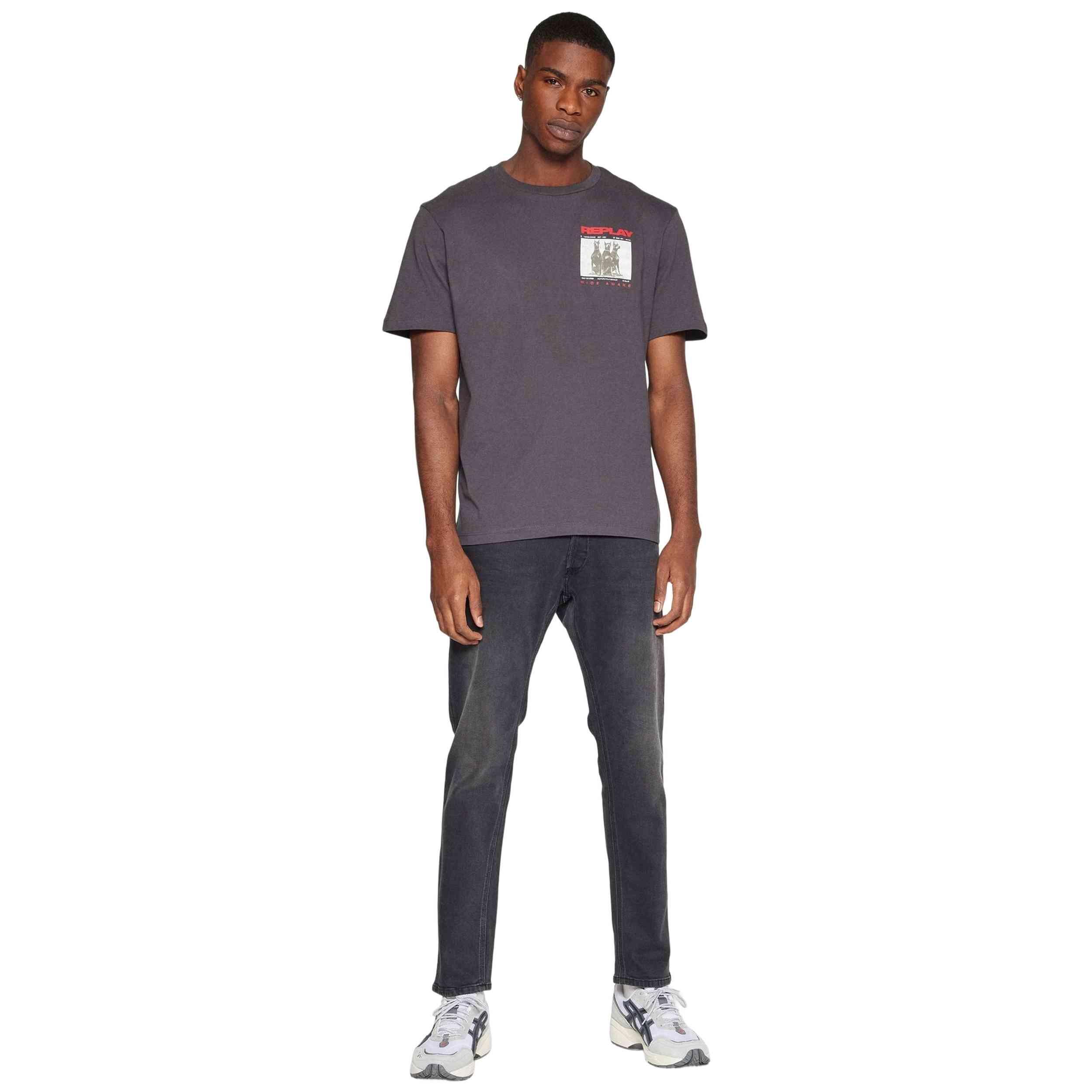 Maglia a maniche corte Replay modello M676600022662998 per uomini 2/5