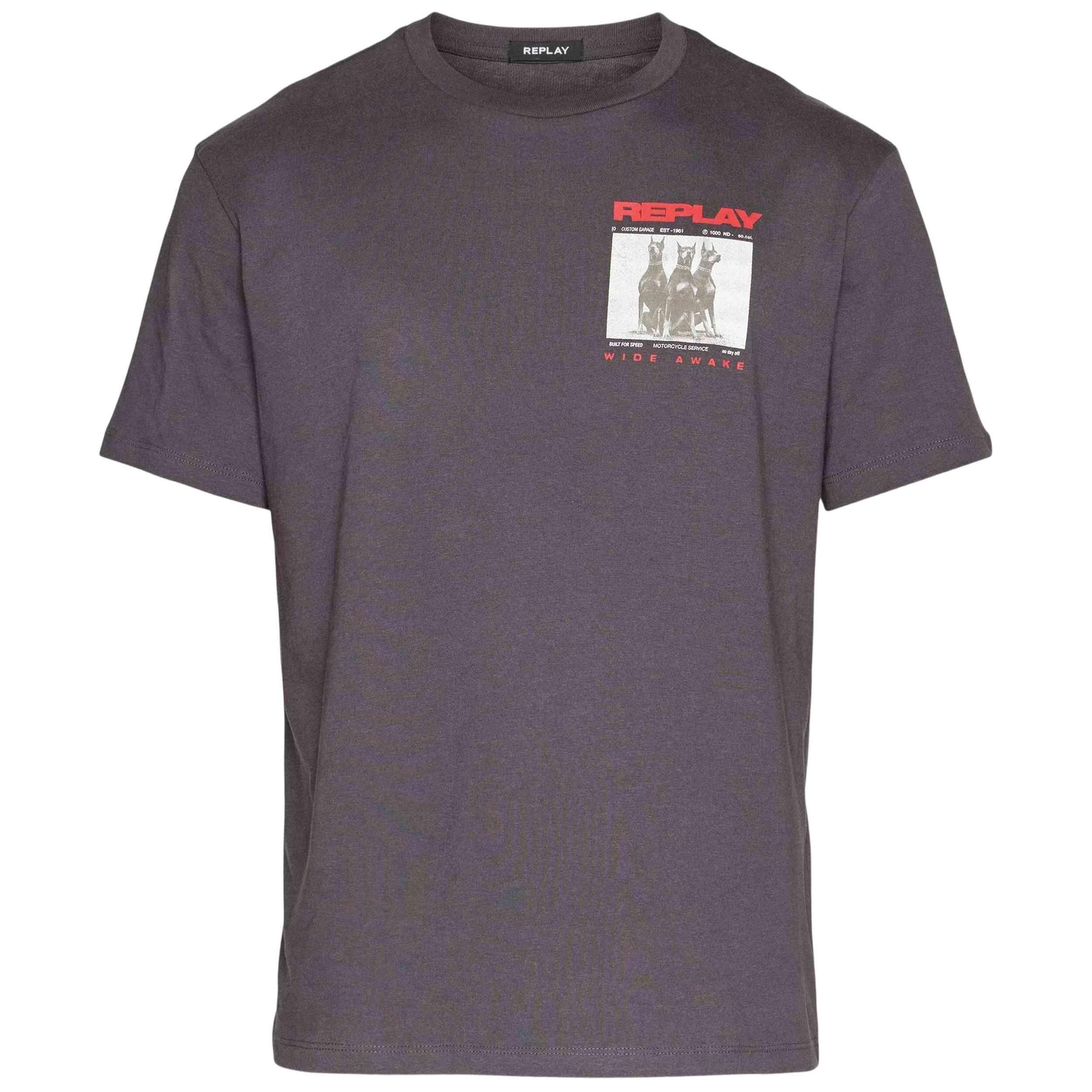 Maglia a maniche corte Replay modello M676600022662998 per uomini 5/5