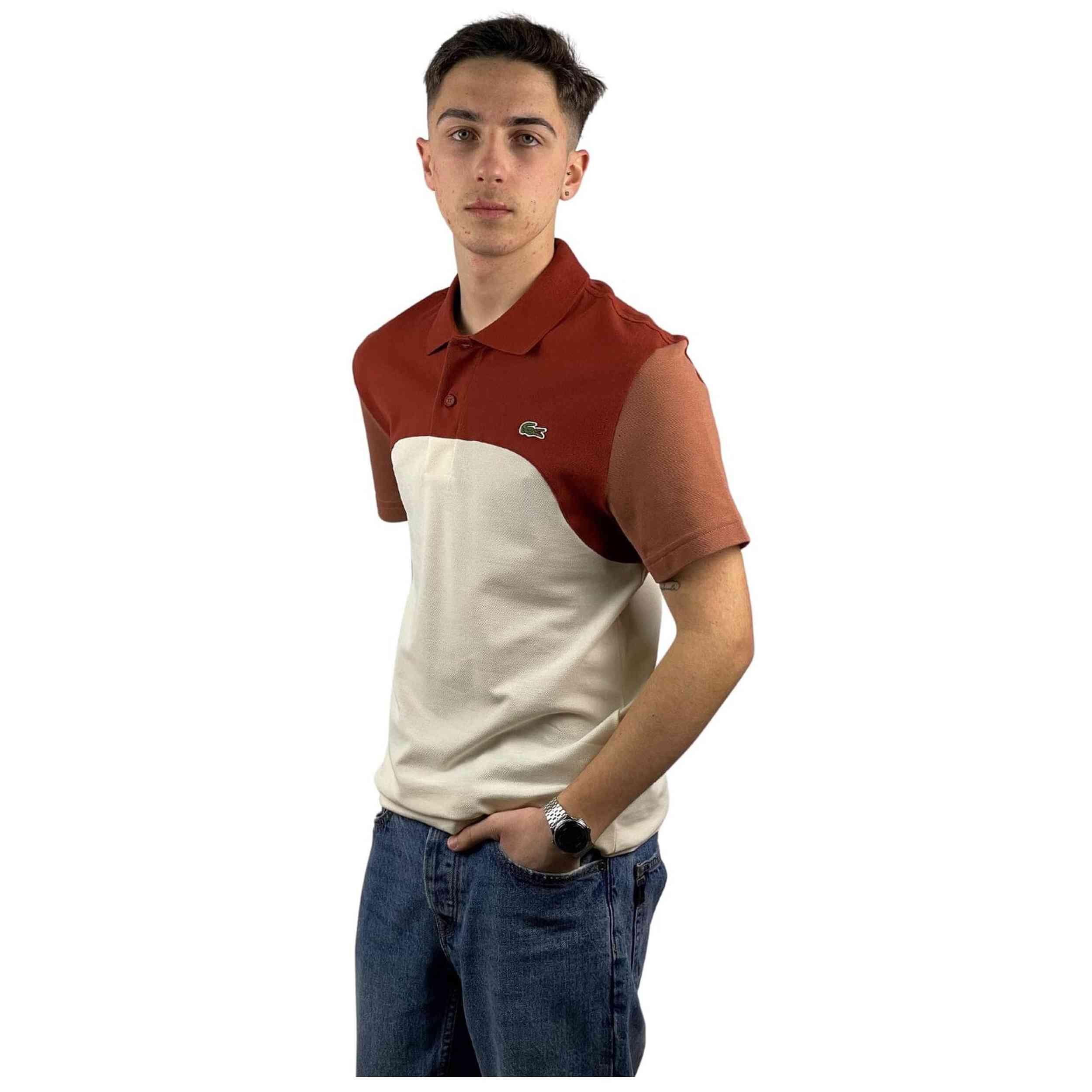 Polo a maniche corte Lacoste modello PH956300HBI per uomini 2/3