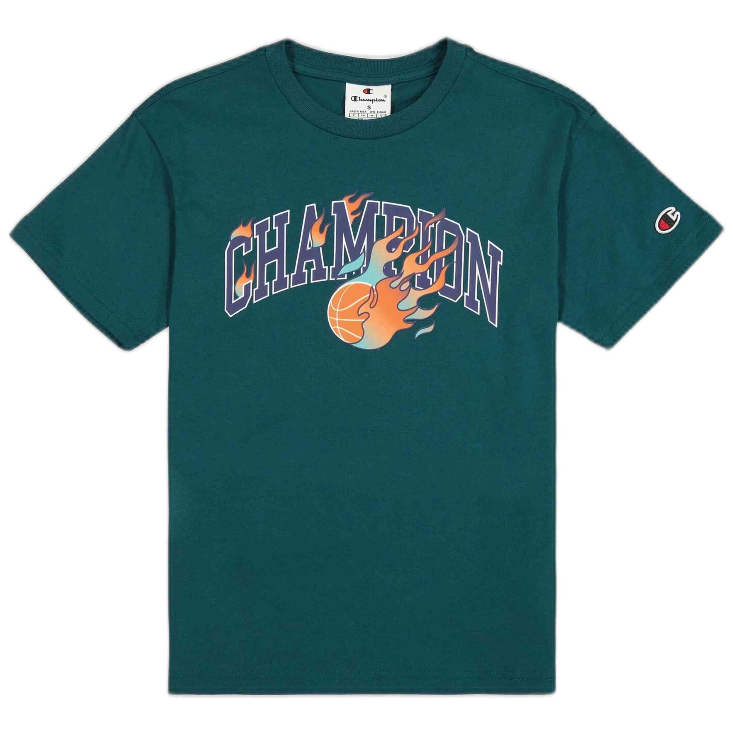 T-shirt Champion modèle 307110-GS579 pour enfants 1/3