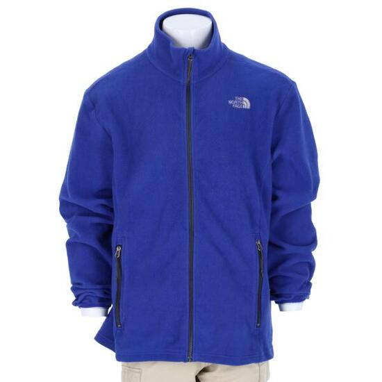 Second life - Herren Retro TNF blaue Fleecejacke - Wie neu