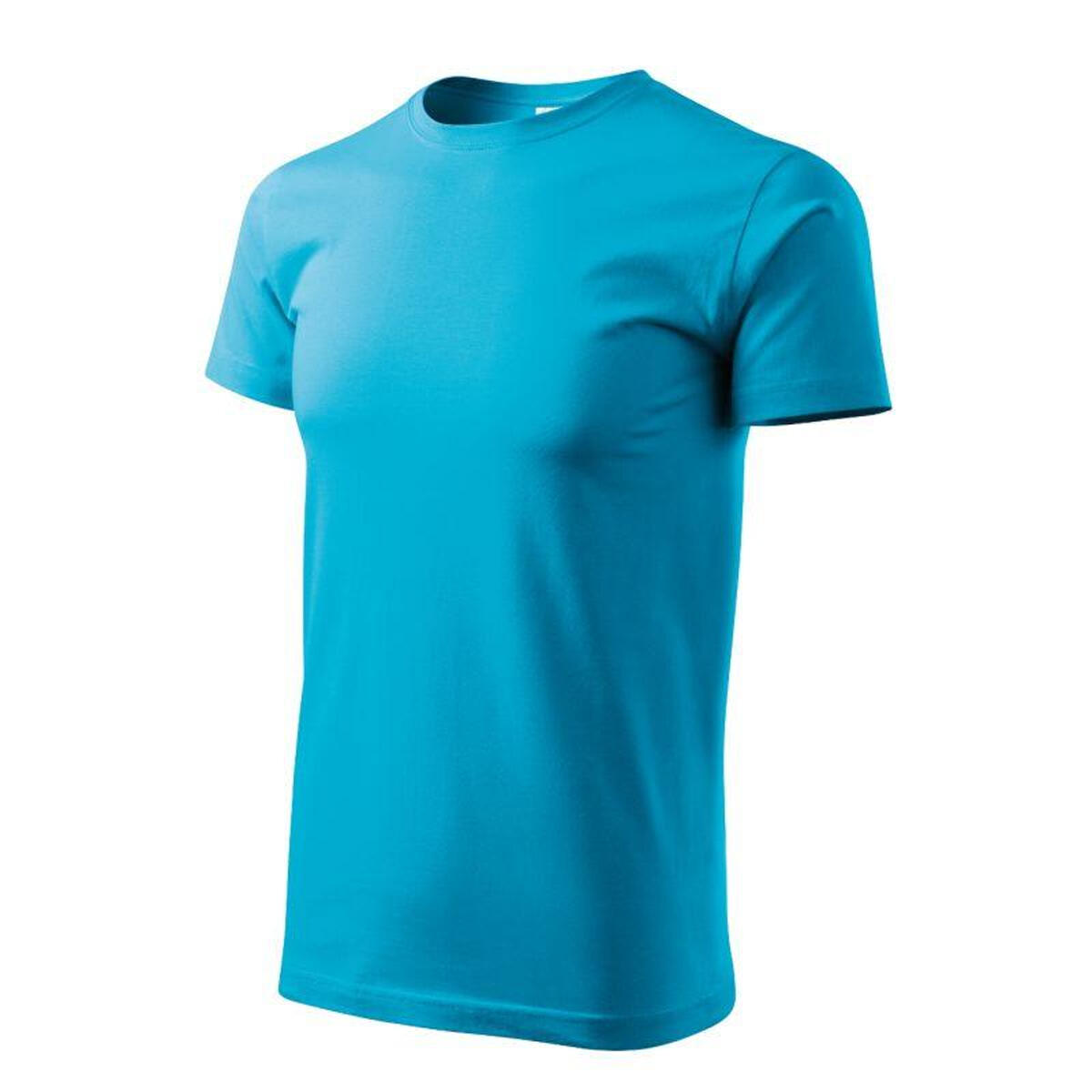Tshirt BASIC Homme (Turquoise Vif) 3/5