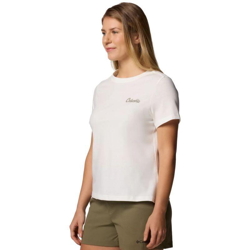 Tshirt Motif/style Graphique ROLLING BEND Femme (Beige) 2/3