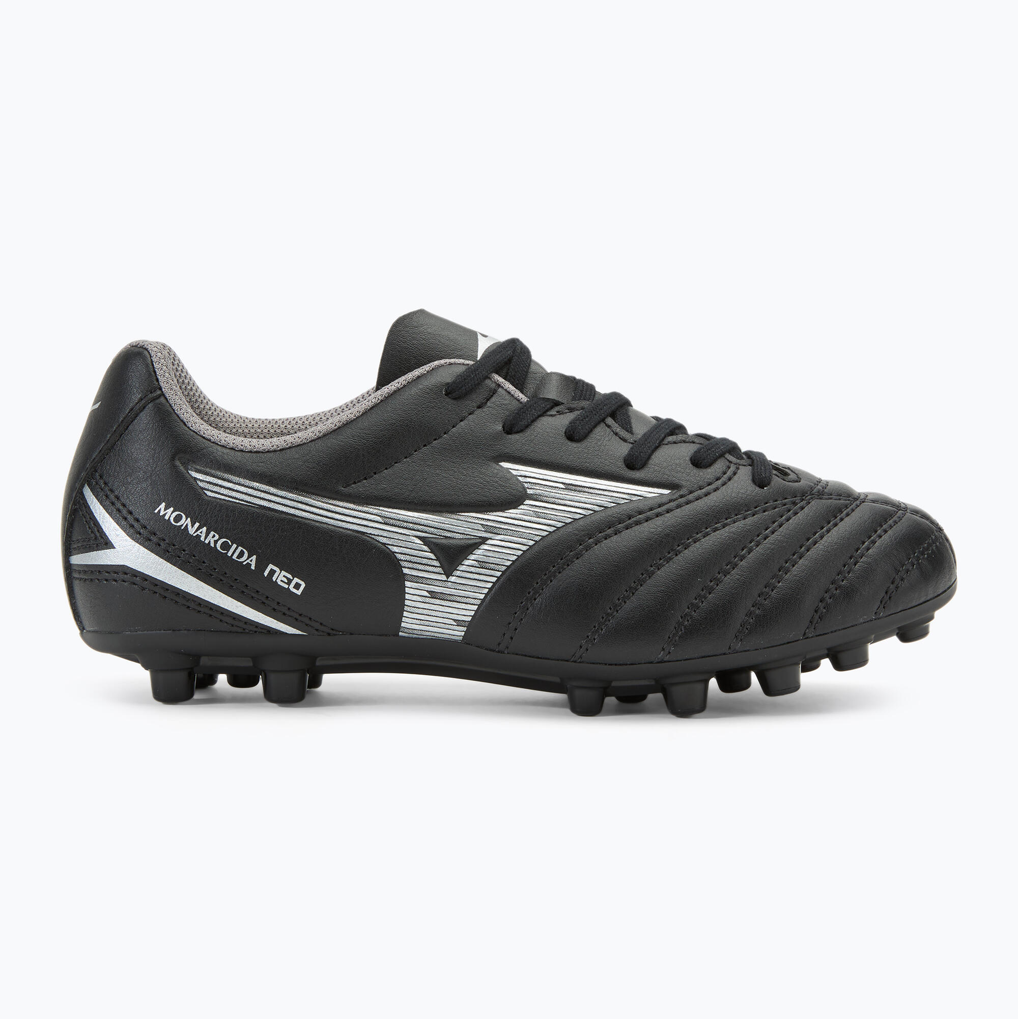 Buty piłkarskie dziecięce Mizuno Monarcida Neo III Select AG black/silver 2/7