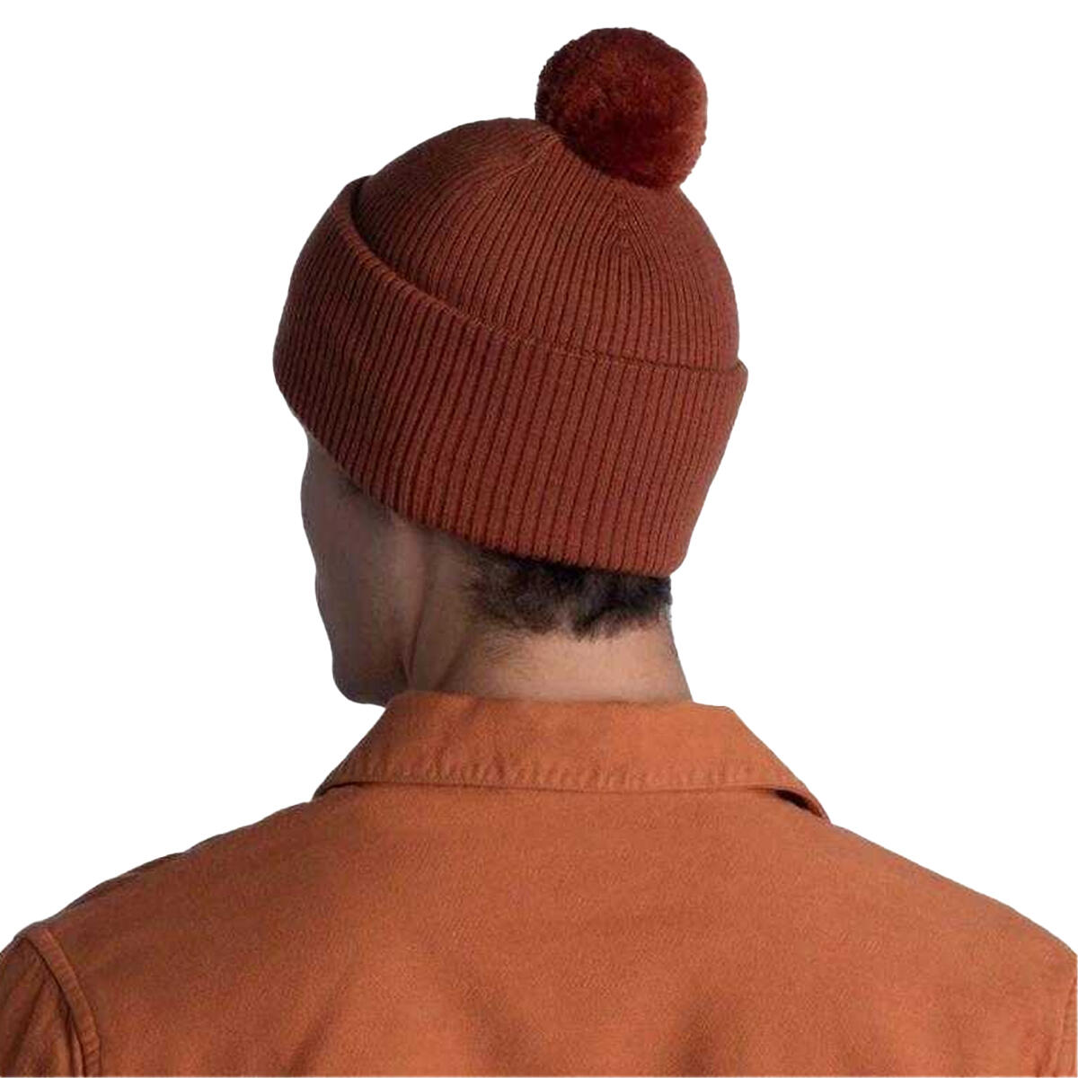 Volwassen uniseks Tim Merino Wool muts (Bruin) 3/4