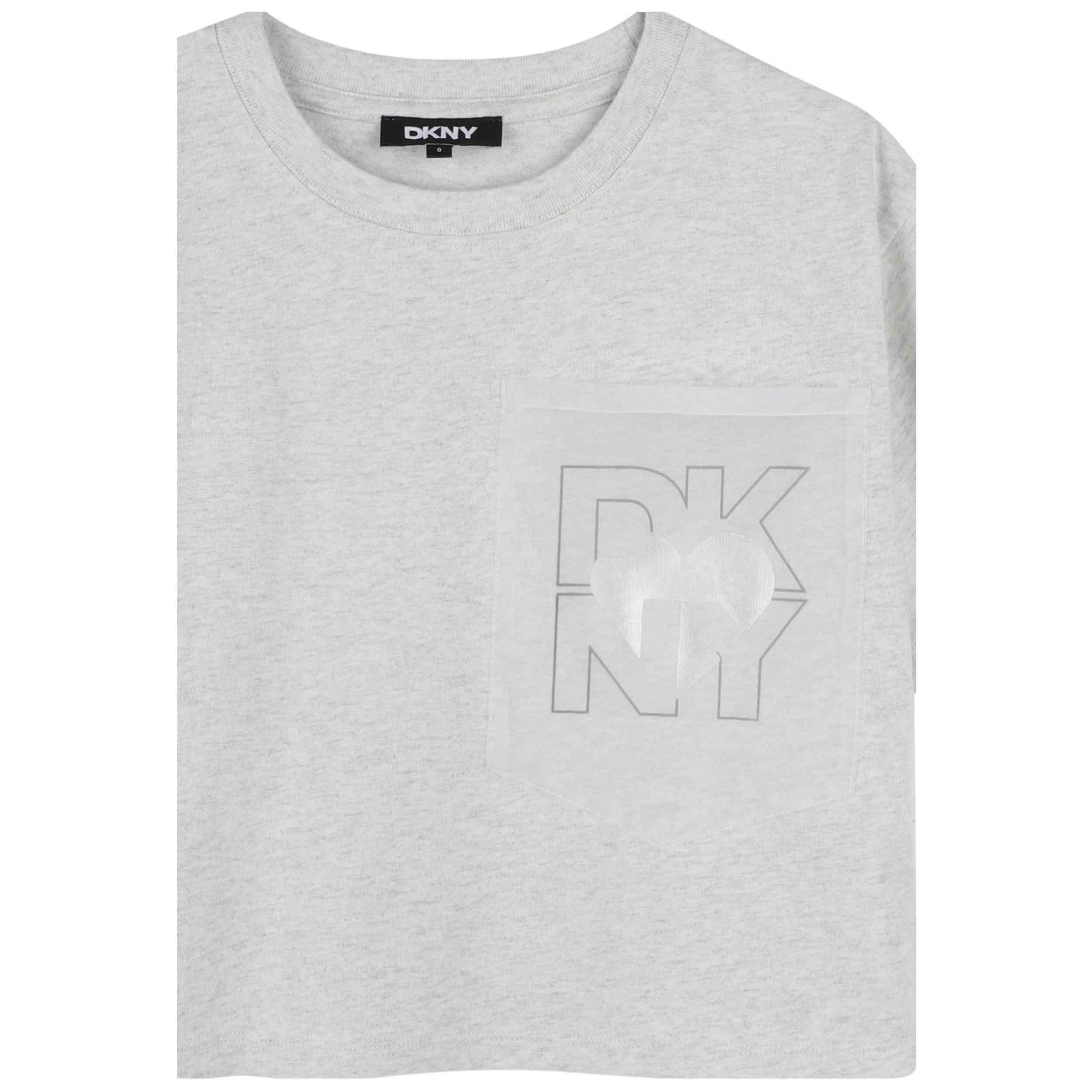 Maglia a maniche corte Dkny modello D62312_A10 per ragazze 3/3