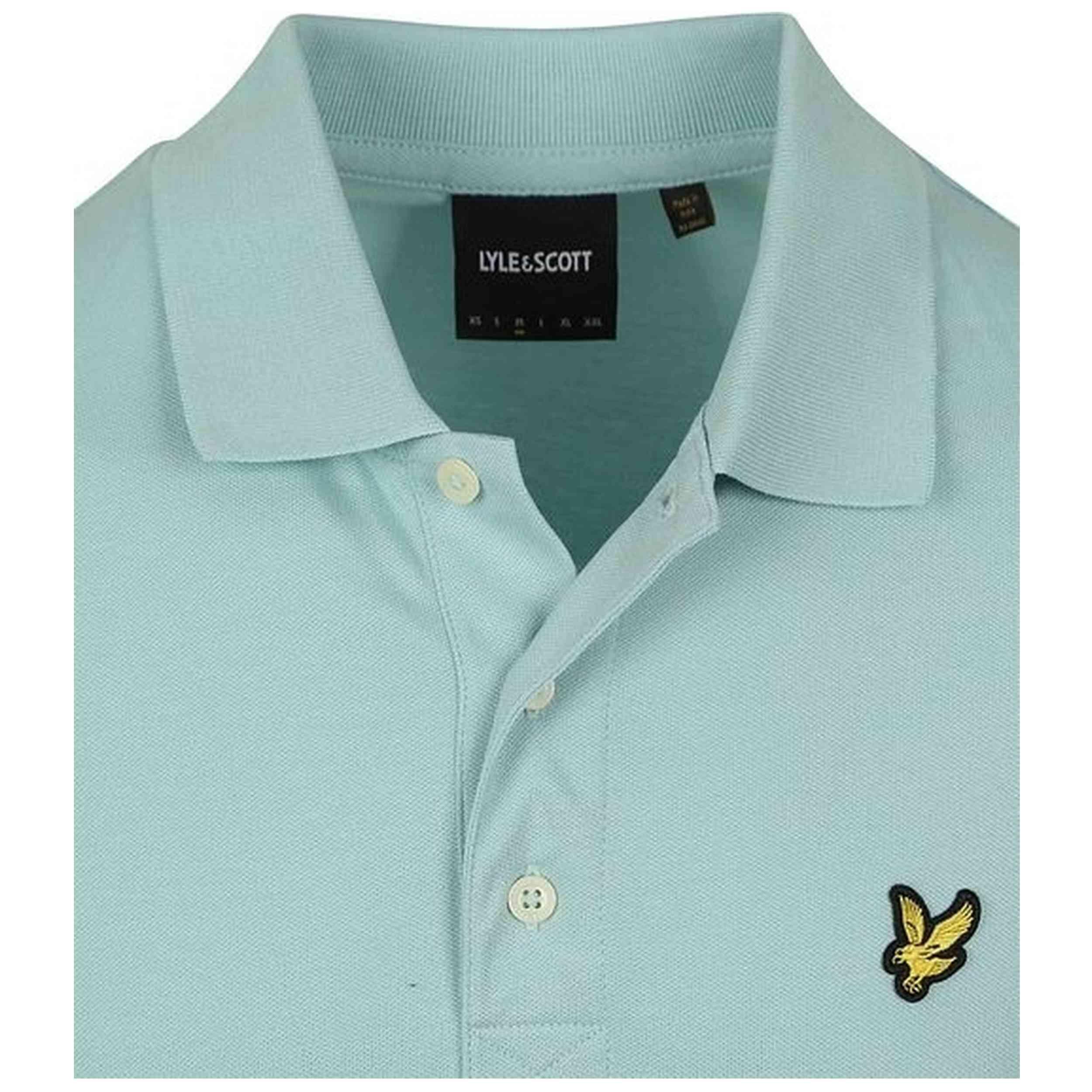 Polo à manches courtes Lyle&scott modèle SP400VOG-X580 pour homme 5/5