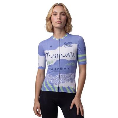 Dames fietsen vuelta a ibiza mtb x siroko wielershirt met korte mouwen vibz 26 m