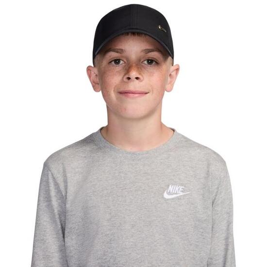 nike czapka z daszkiem dri-fit club dla dzieci junior fb5064 011 czarna