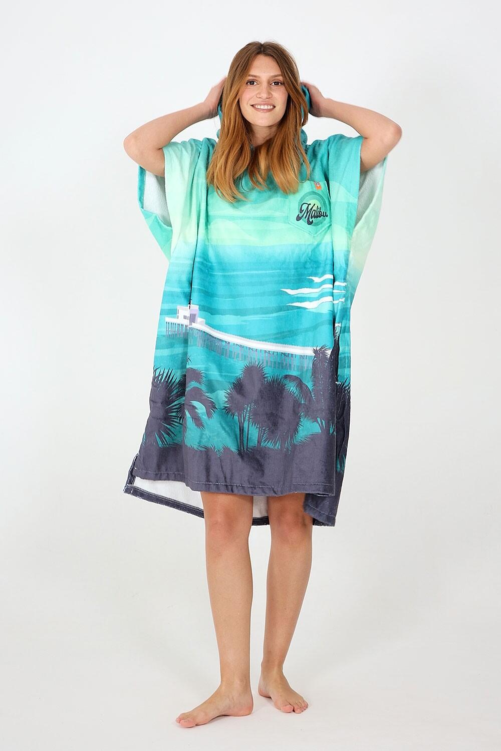 Surf-Poncho für Erwachsene – Destination – Malibu 4/4
