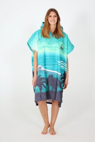 Surf-Poncho für Erwachsene – Destination – Malibu