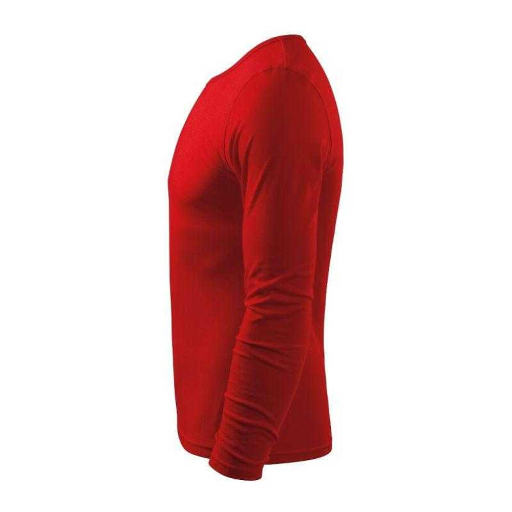 Camiseta de Manga Larga para Hombre Rojo 3/5