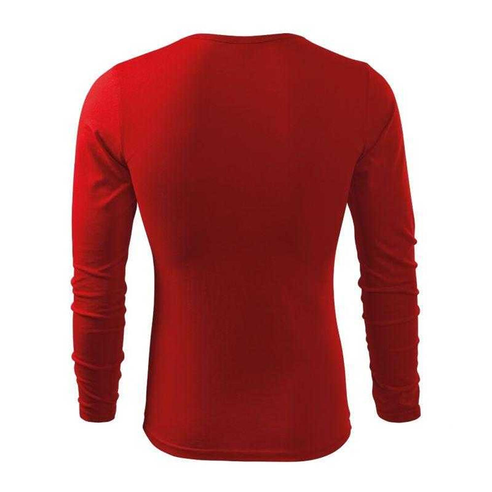Camiseta de Manga Larga para Hombre Rojo 2/5