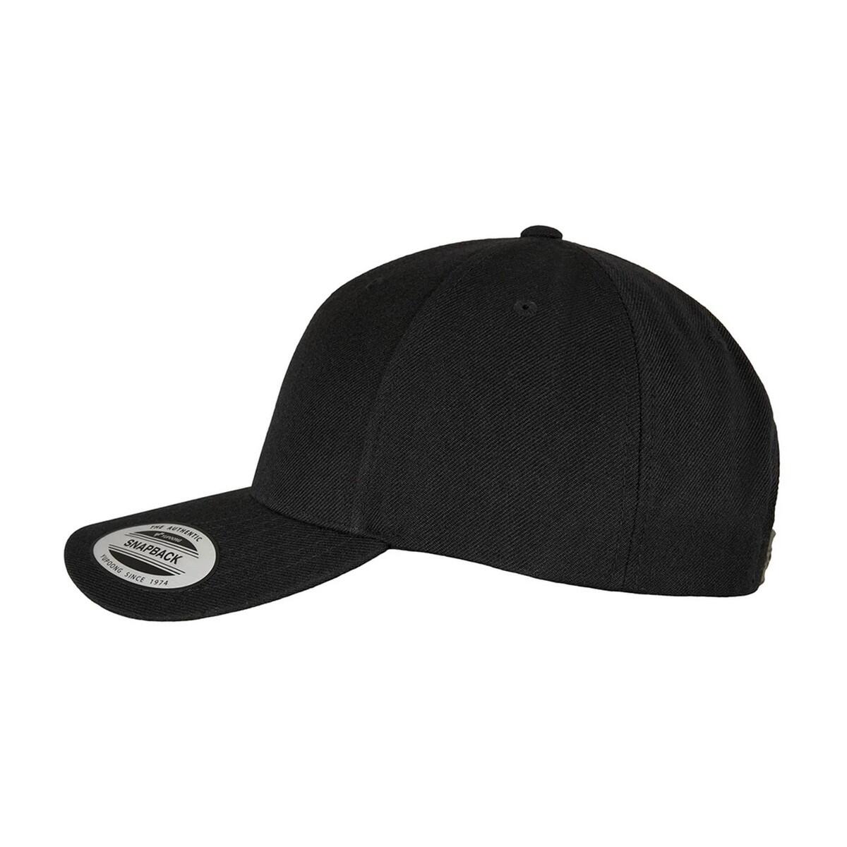 Cappellino Con Visiera Logo 5 Pannelli Adulto Unisex Flexfit Nero 3/3