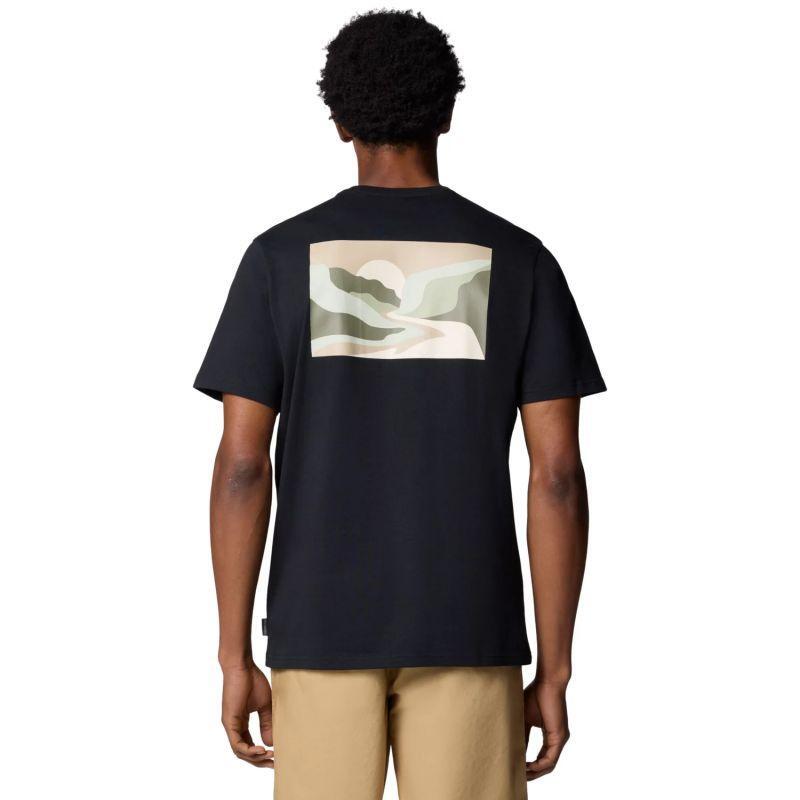 T-Shirt Manga Curta Estampado nas Costas Explorers Canyon Homem (Preto) 3/3