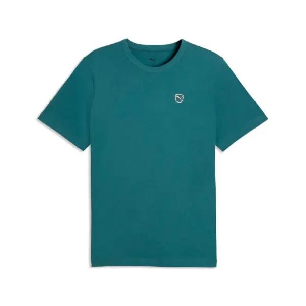 Men - Training T-shirt - Regular crew - Puma - Black/Green