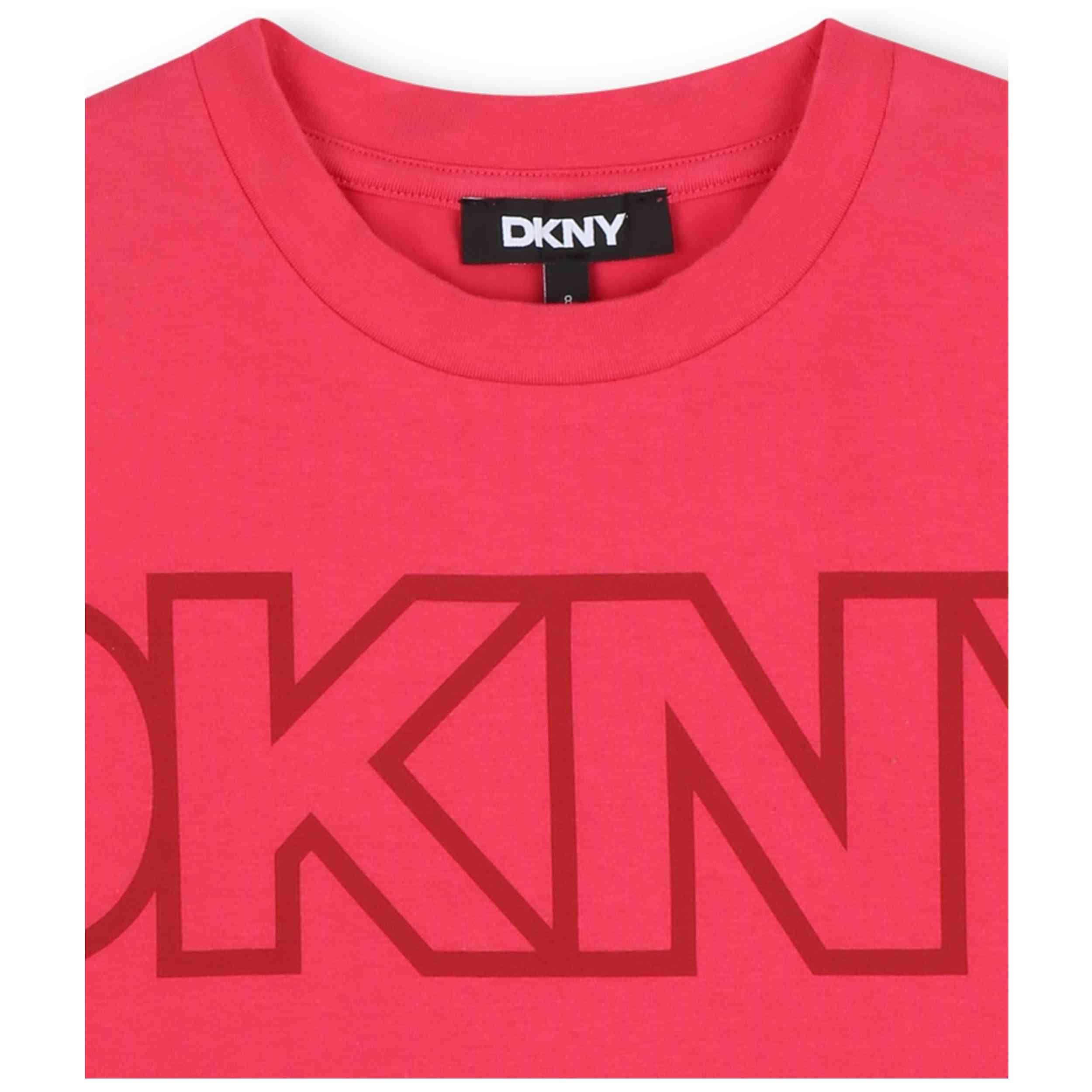 T-shirt met korte mouwen Dkny model D62412_49G voor meisjes 3/3