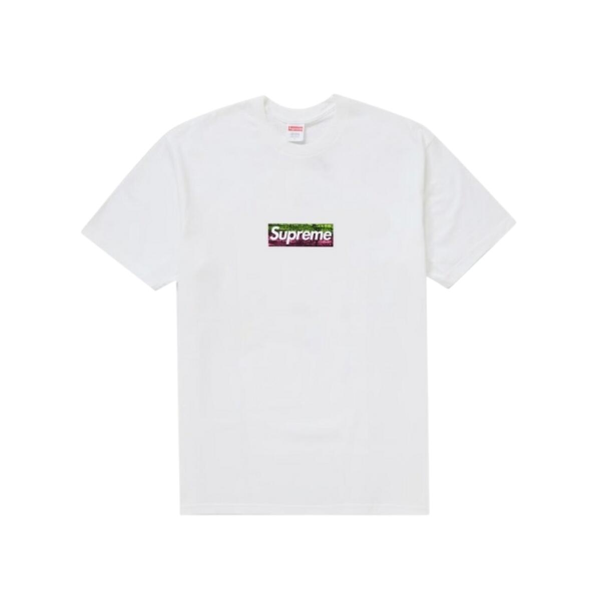 T-shirt  Los Angeles Fire Relief Box Logo White