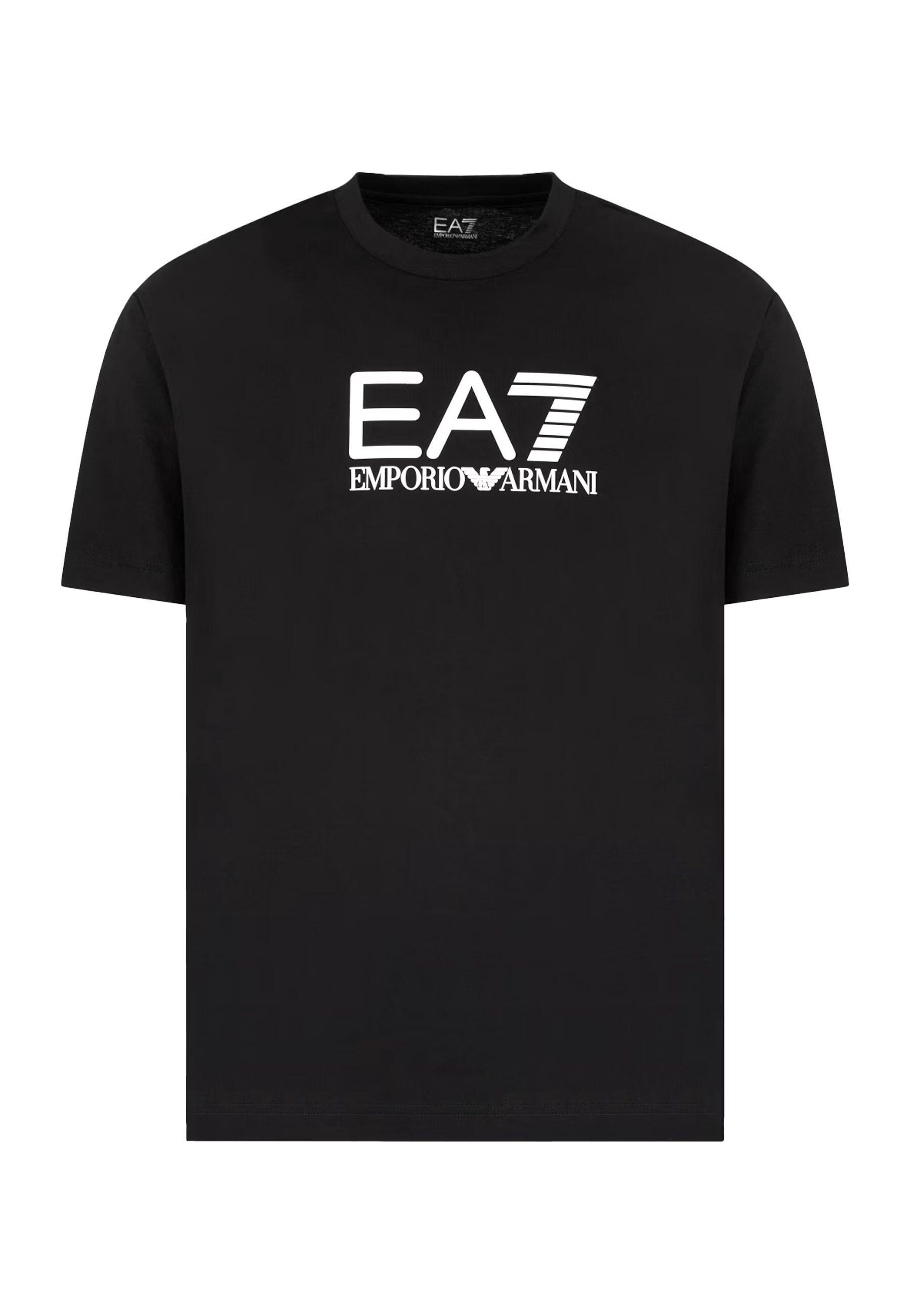 T-shirt uomo ea7 emporio armani nero/beige 4/5