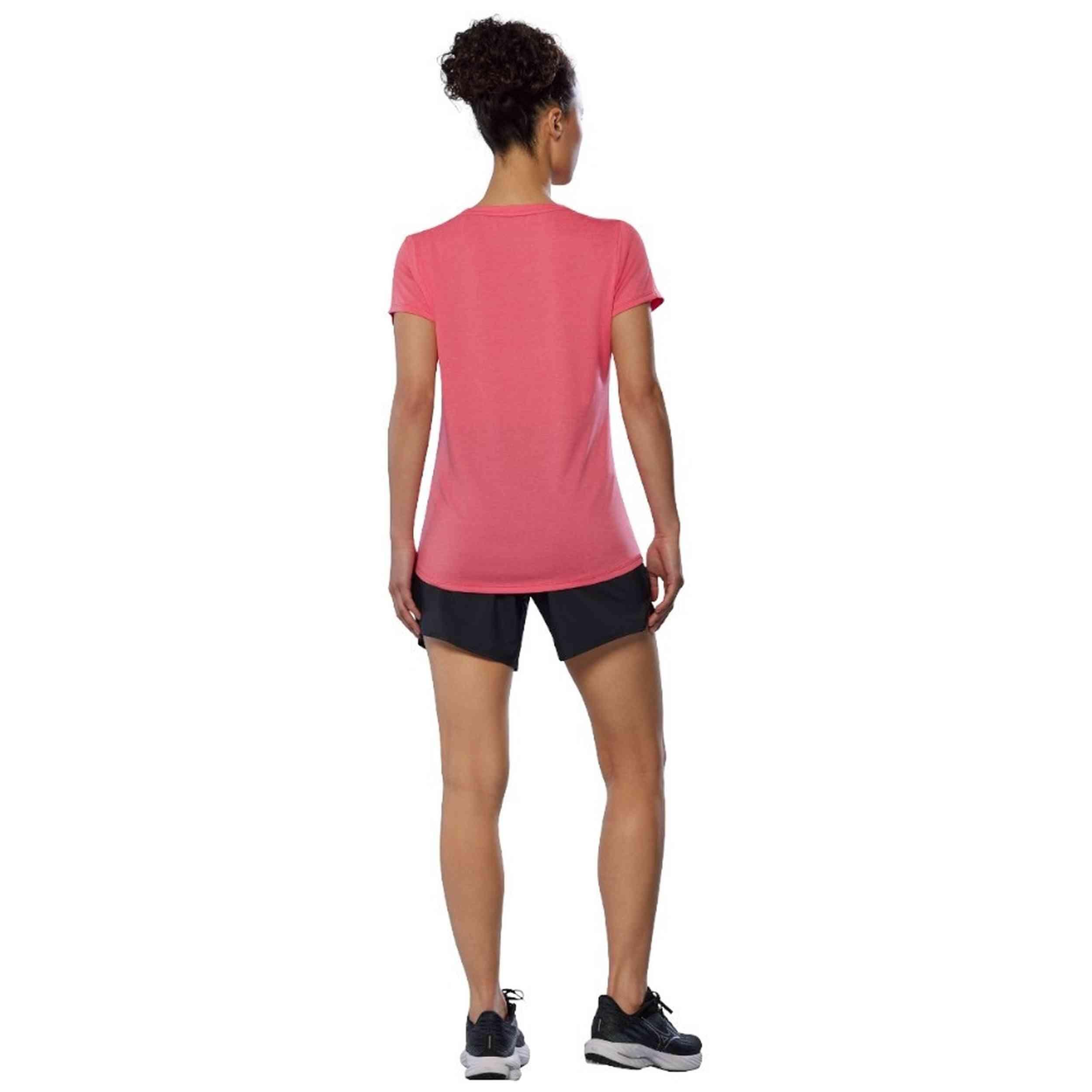 Maglia a maniche corte Mizuno modello J2GAC213-64 per donne 4/4