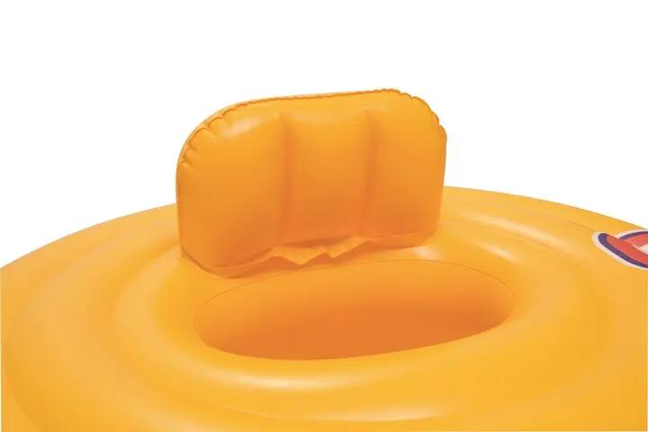 Colac gonflabil inot bebelusi, tip scaun, perna de sustinere, 69 cm, galben 7/7