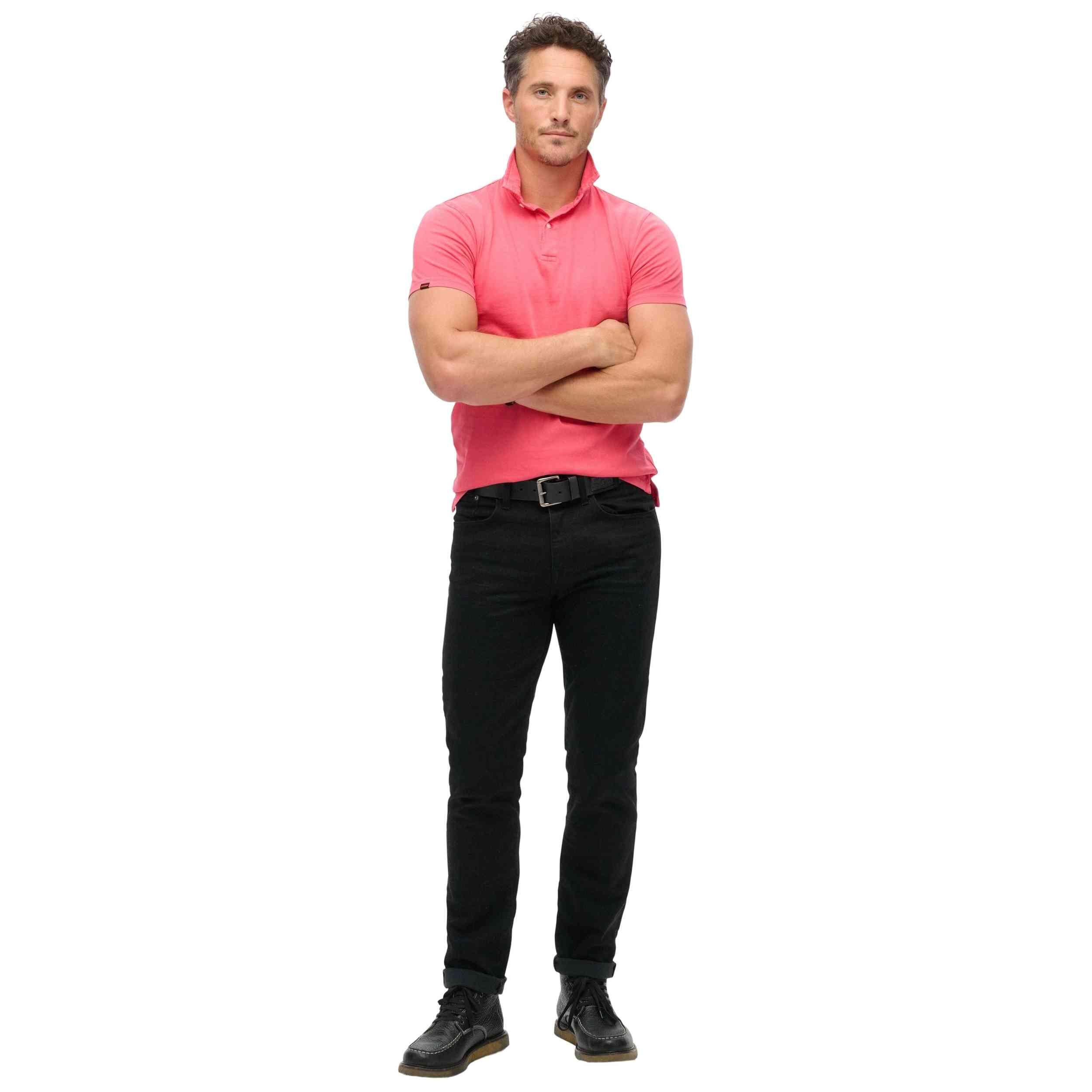 Polo a maniche corte Superdry modello M1110323A-2MF per uomini 2/5