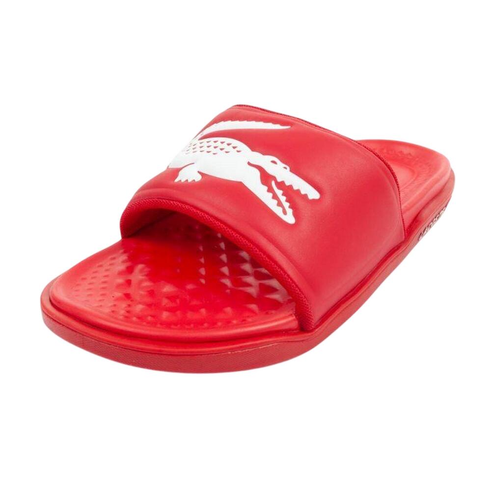 Mens Croco Dualiste Sliders (Red)