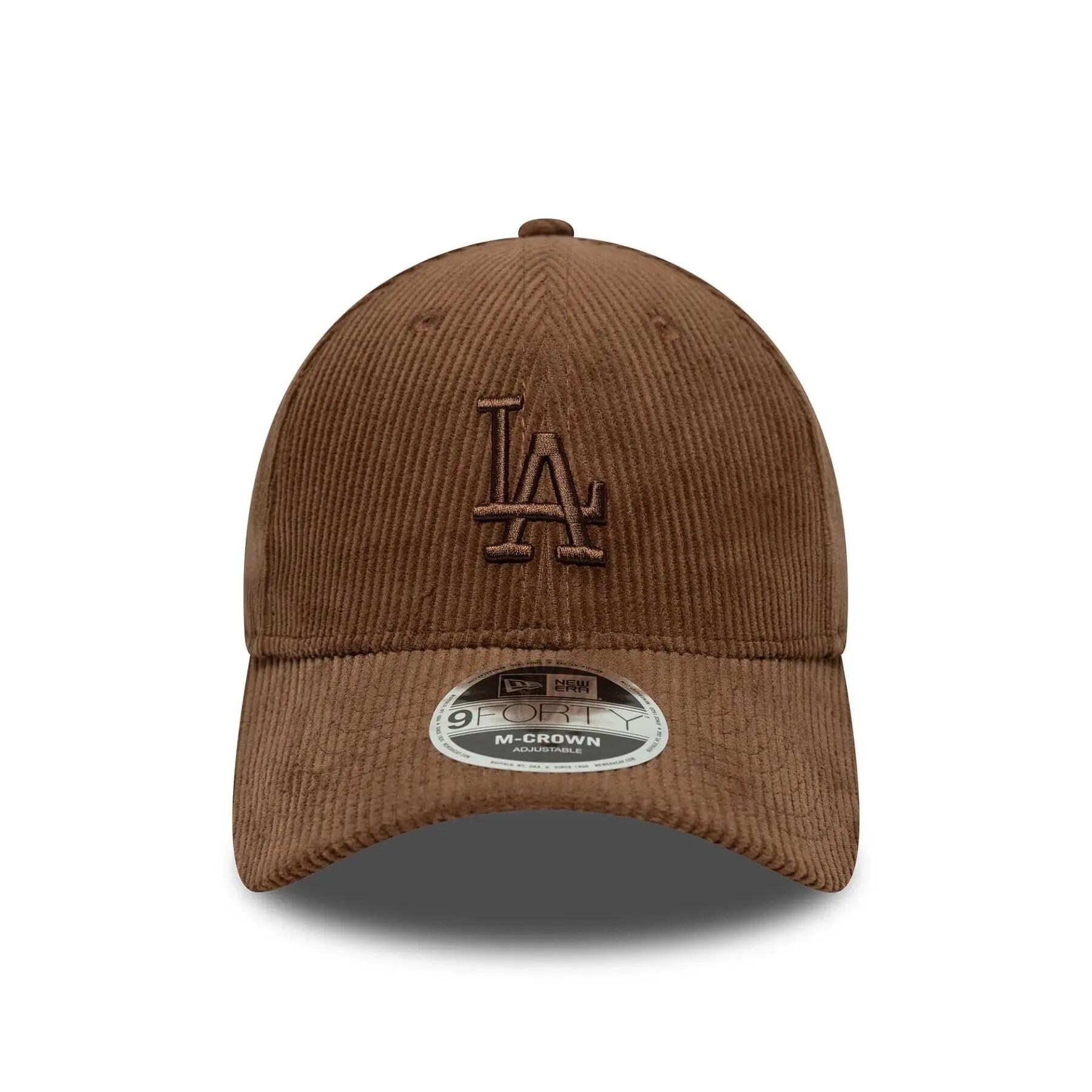 Boné de basebol New Era Cord 9Forty New York Yankees 3/5