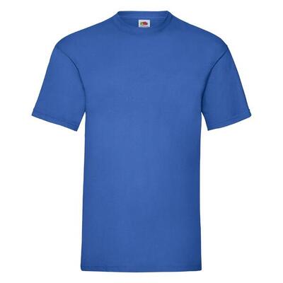 Fruit of the loom valueweight t-shirt blauw