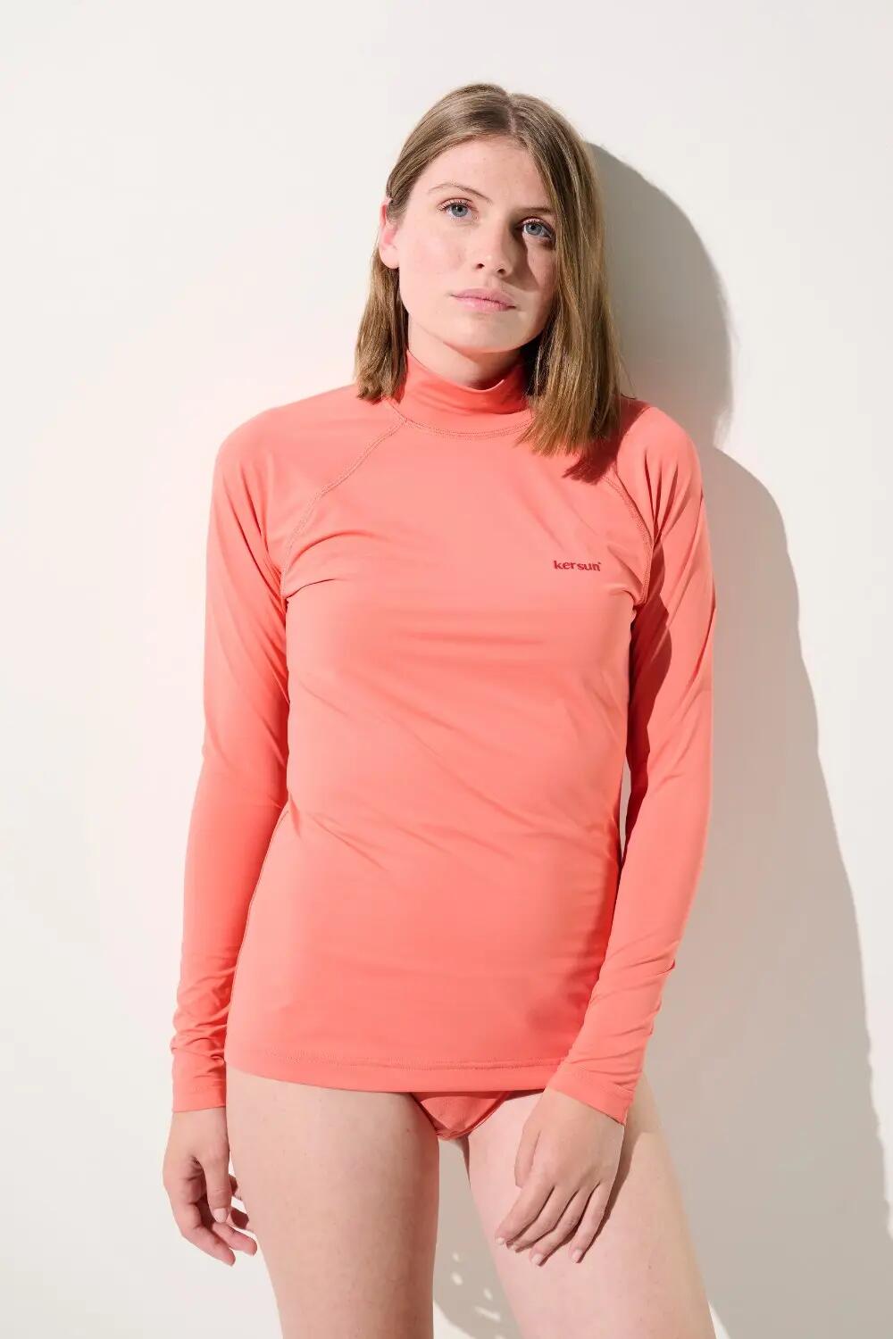 T-shirt de bain anti-UV Femme Rose, Malibu, UPF 50+ 2/5
