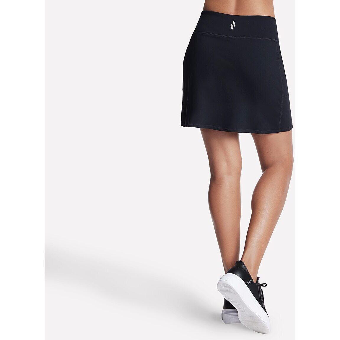 Falda Skechers GO FLEX Skort, Negro, Mujer 2/4