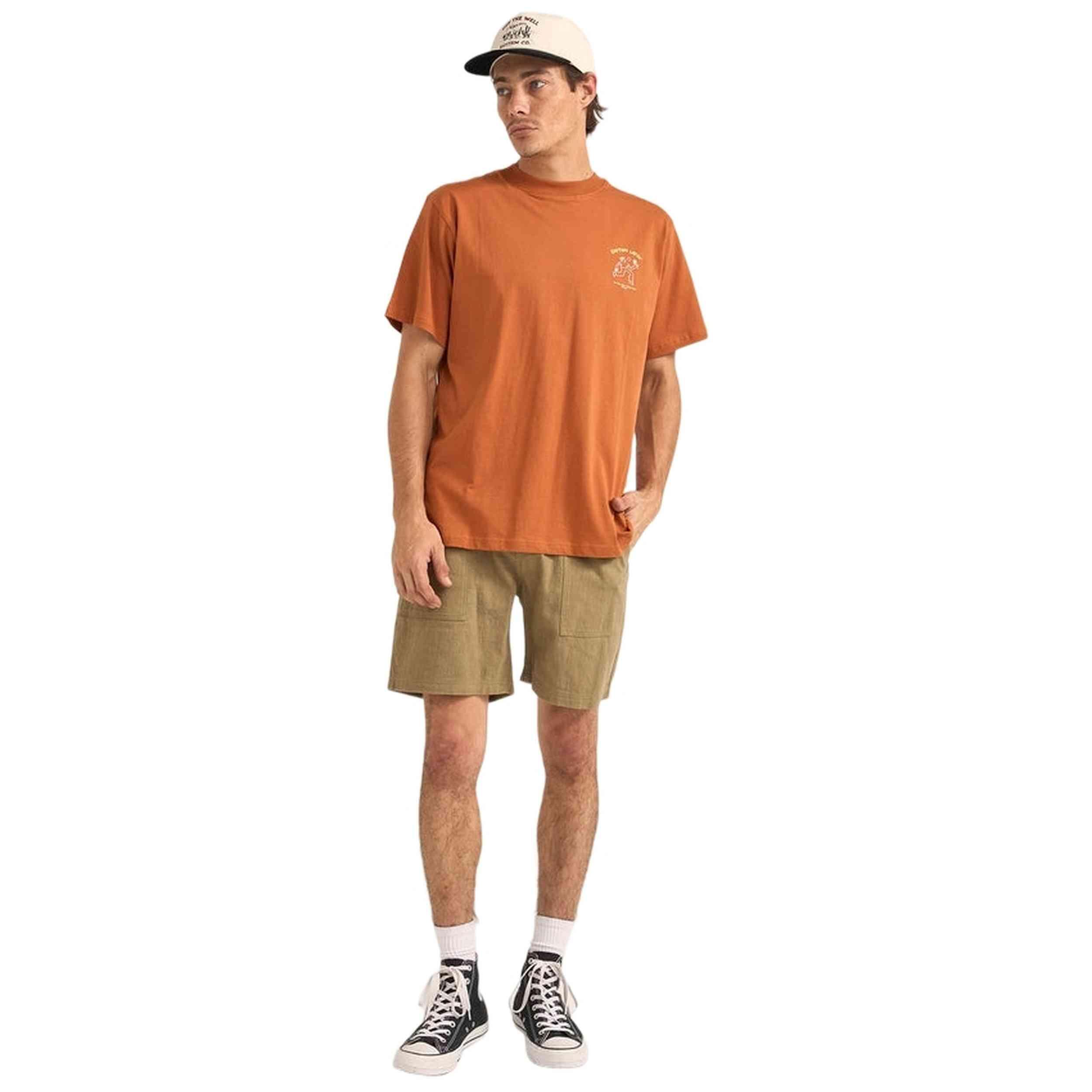 Camiseta de manga corta Rhythm modelo 0125MPT02-OCH para hombre 3/3