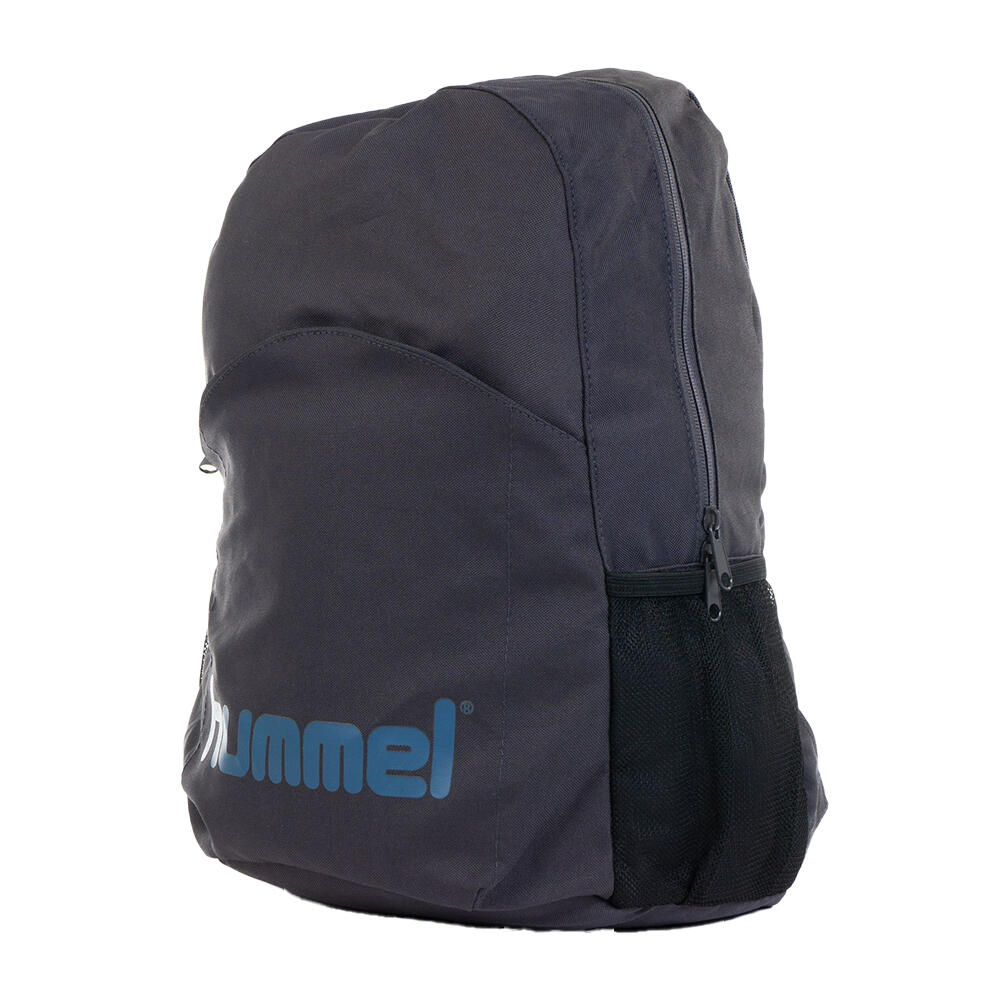 Polyester rugzak met logo (Zwart) 3/4