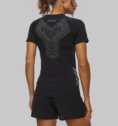 Koszulka biegowa damska X-Bionic Twyce Run Shirt SS Black 3/5