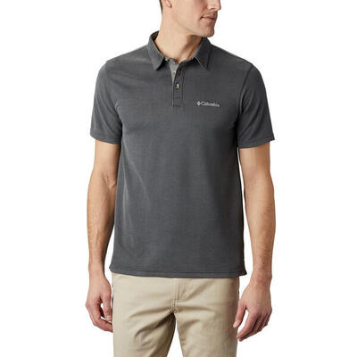 Heren nelson point poloshirt (marineblauw)