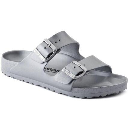 Chanclas Mujer Birkenstock 1003491 Arizona Eva Metallic Silver Gris