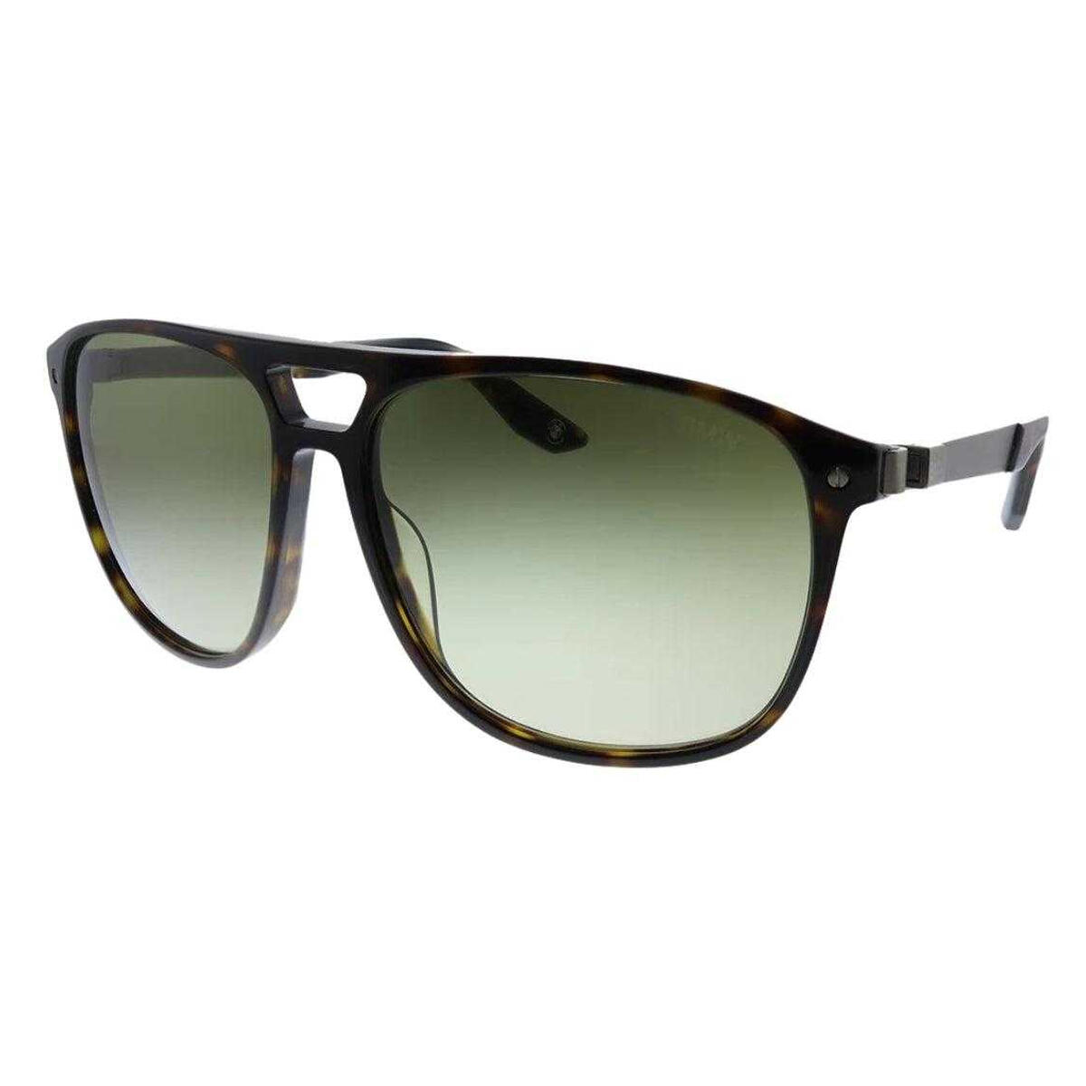 Mens Havana Gradient Sunglasses (Brown/Green) 2/2