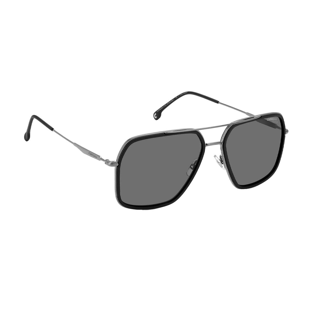 UnifarbenSonnenbrille für Herren Silber 3/4