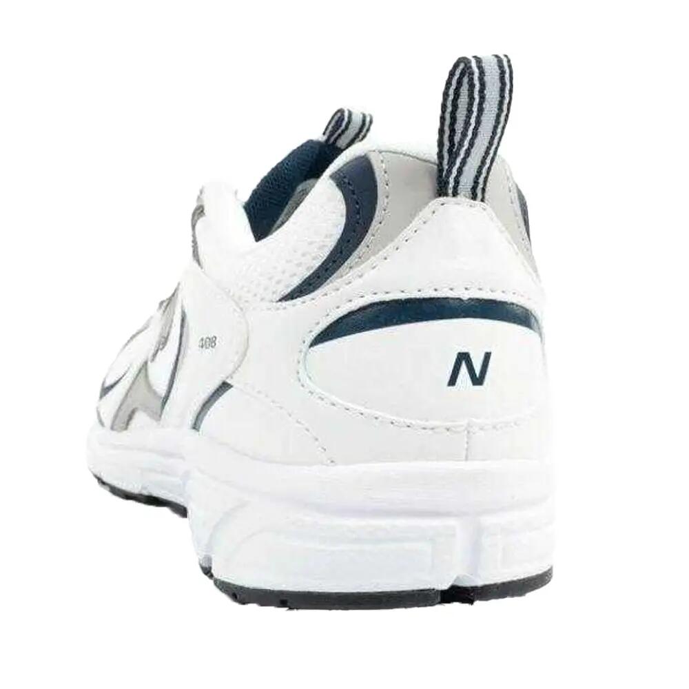 Mens Mesh Trainers (White) 2/5