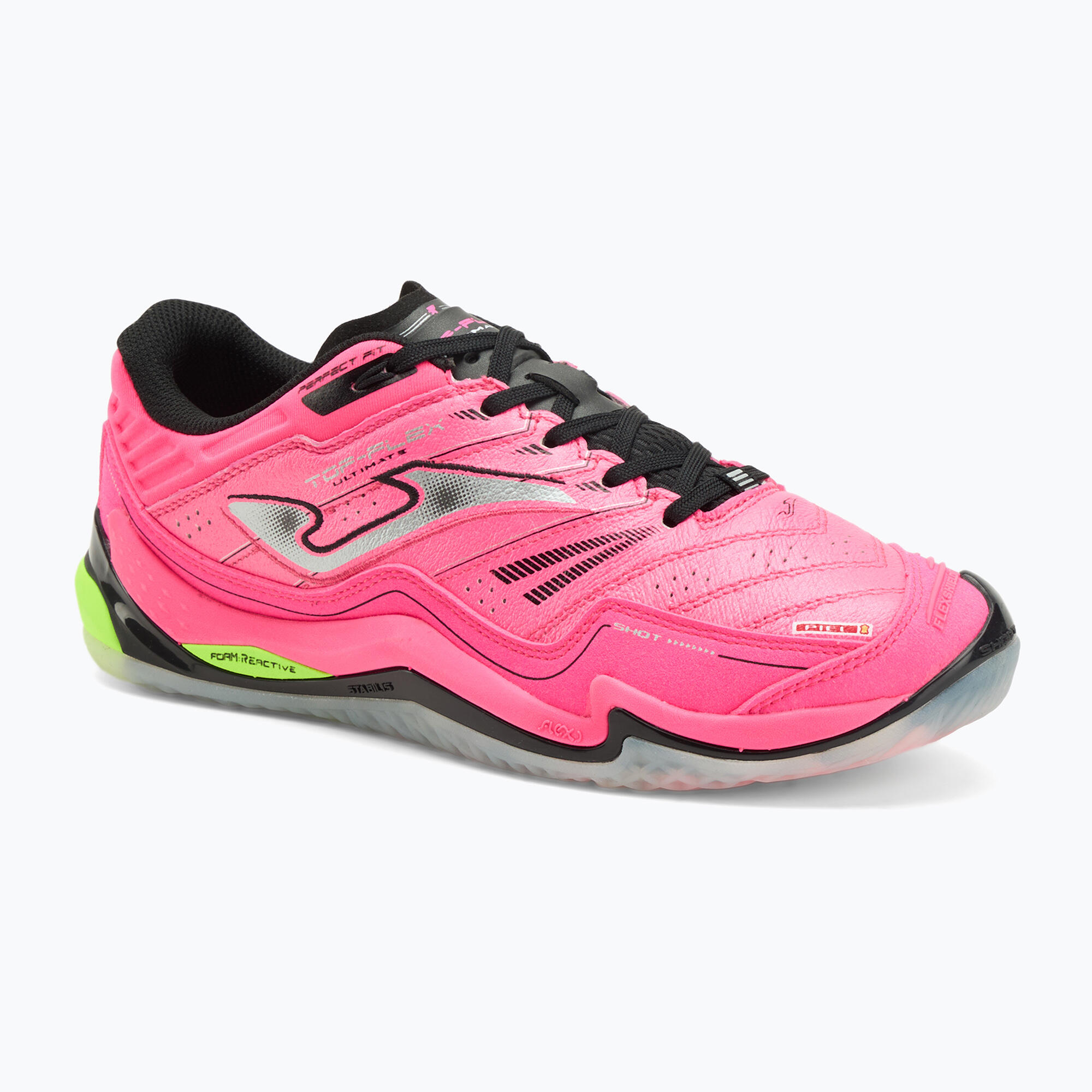 Ghete de fotbal pentru bărbați Joma Top Flex Ultimate IN fucsia
