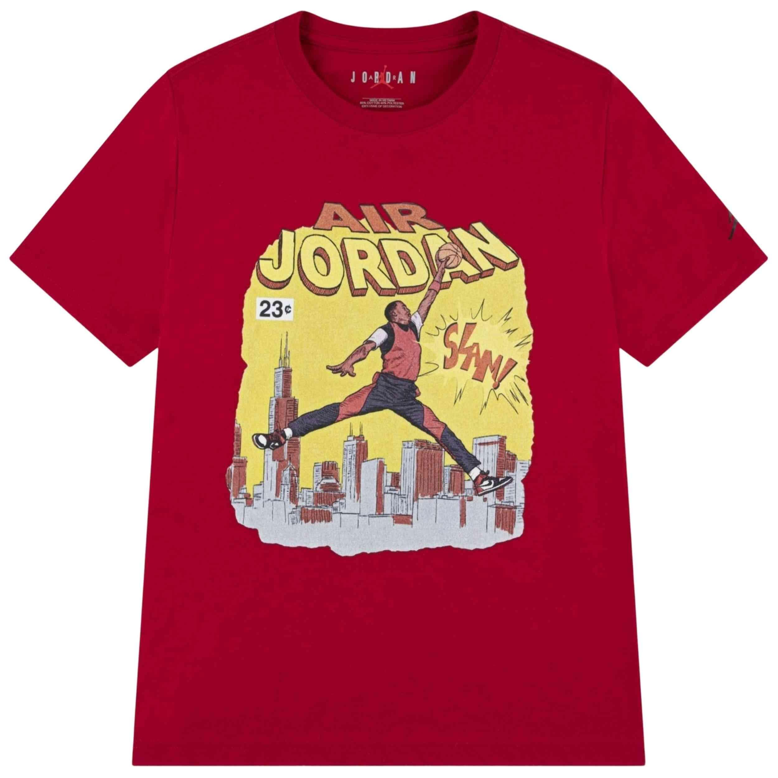 Camiseta de manga corta Jordan modelo 19923 para unisex 1/4
