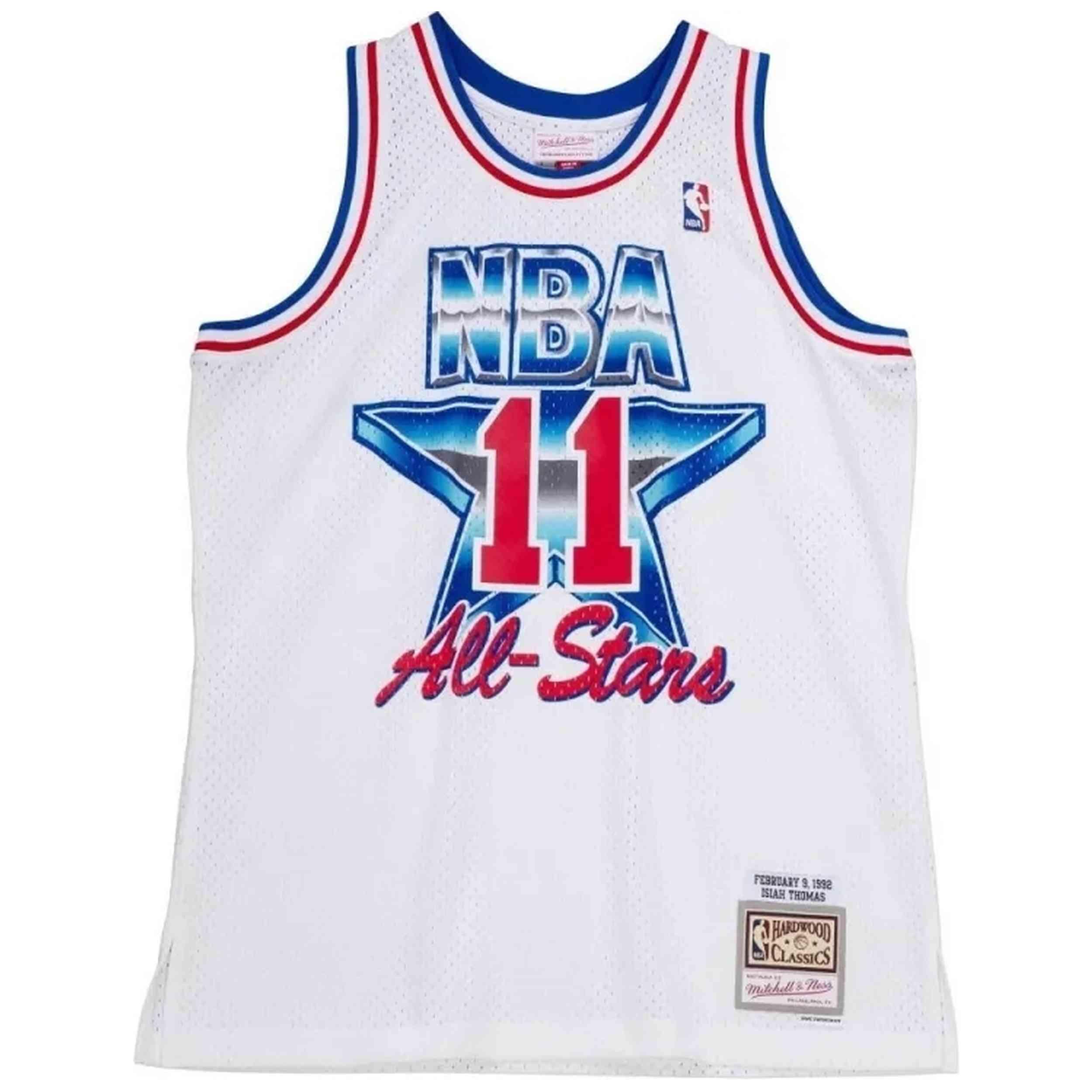 Maillot de basket Mitchell & ness modèle SMJY3322-ASE92ITWHIT pour homme 1/3