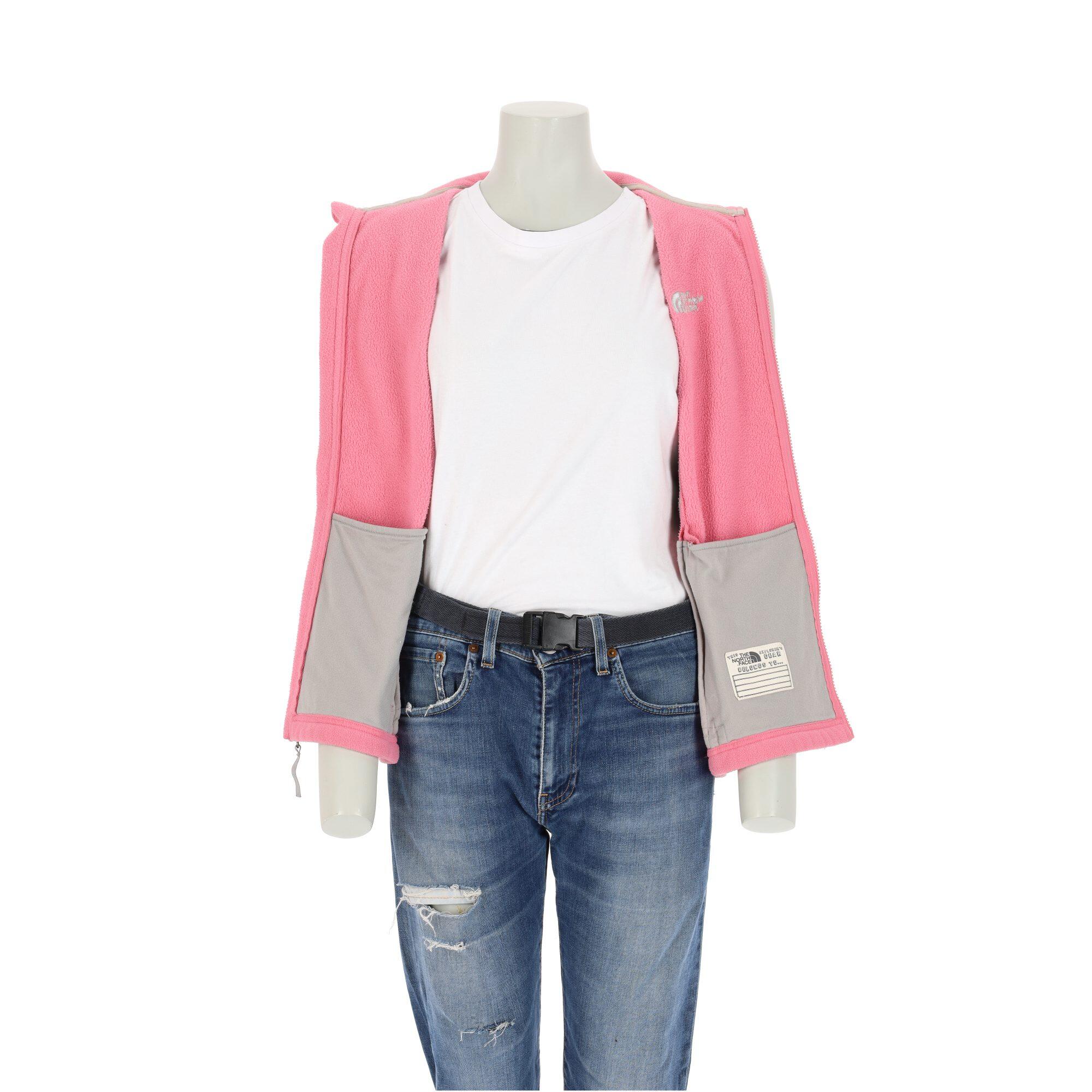 Damen TNF rosa Fleecejacke 3/7