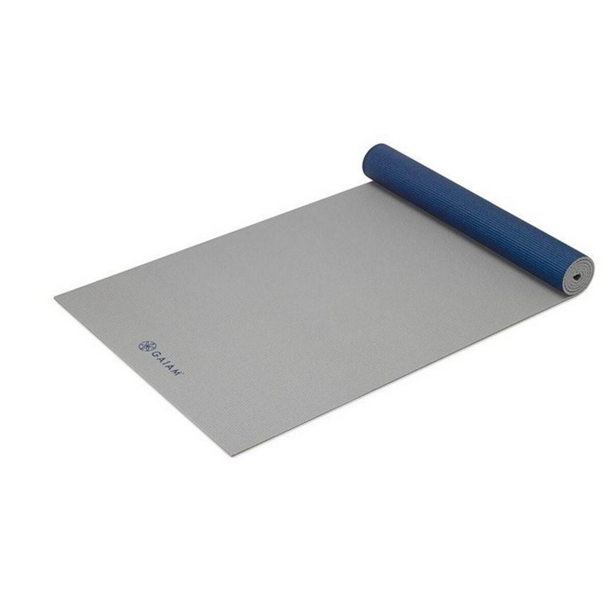 Tapis De Yoga Motif/style Doubleface (Bleu Glacier) Taille unique 2/3