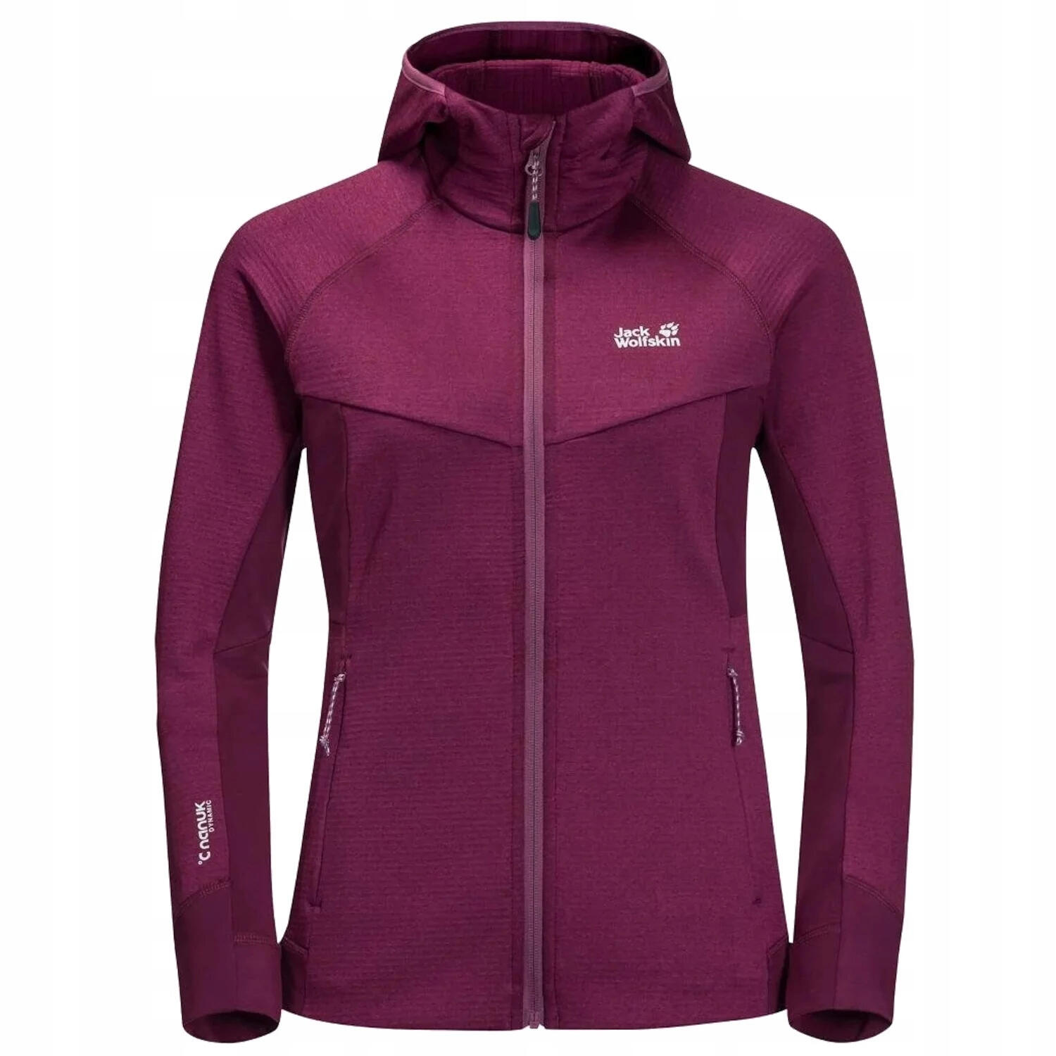 Giacca Griglia Pile Donna Jack Wolfskin Hydro Violetto 2/3