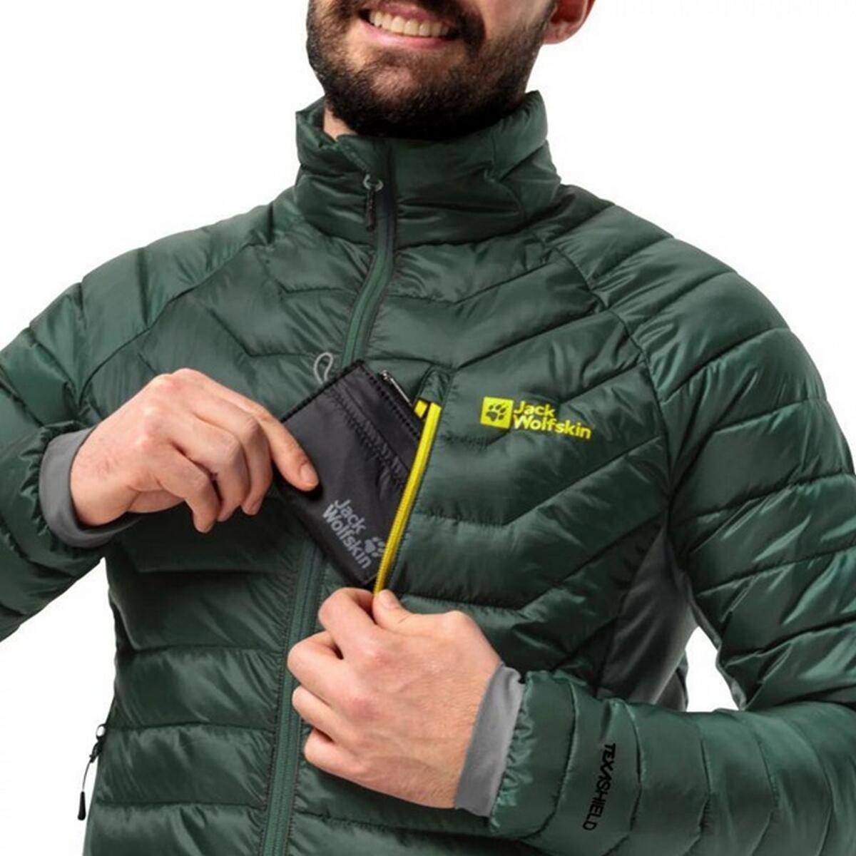 Giacca Uomo Jack Wolfskin Routeburn Pro Verde 4/4