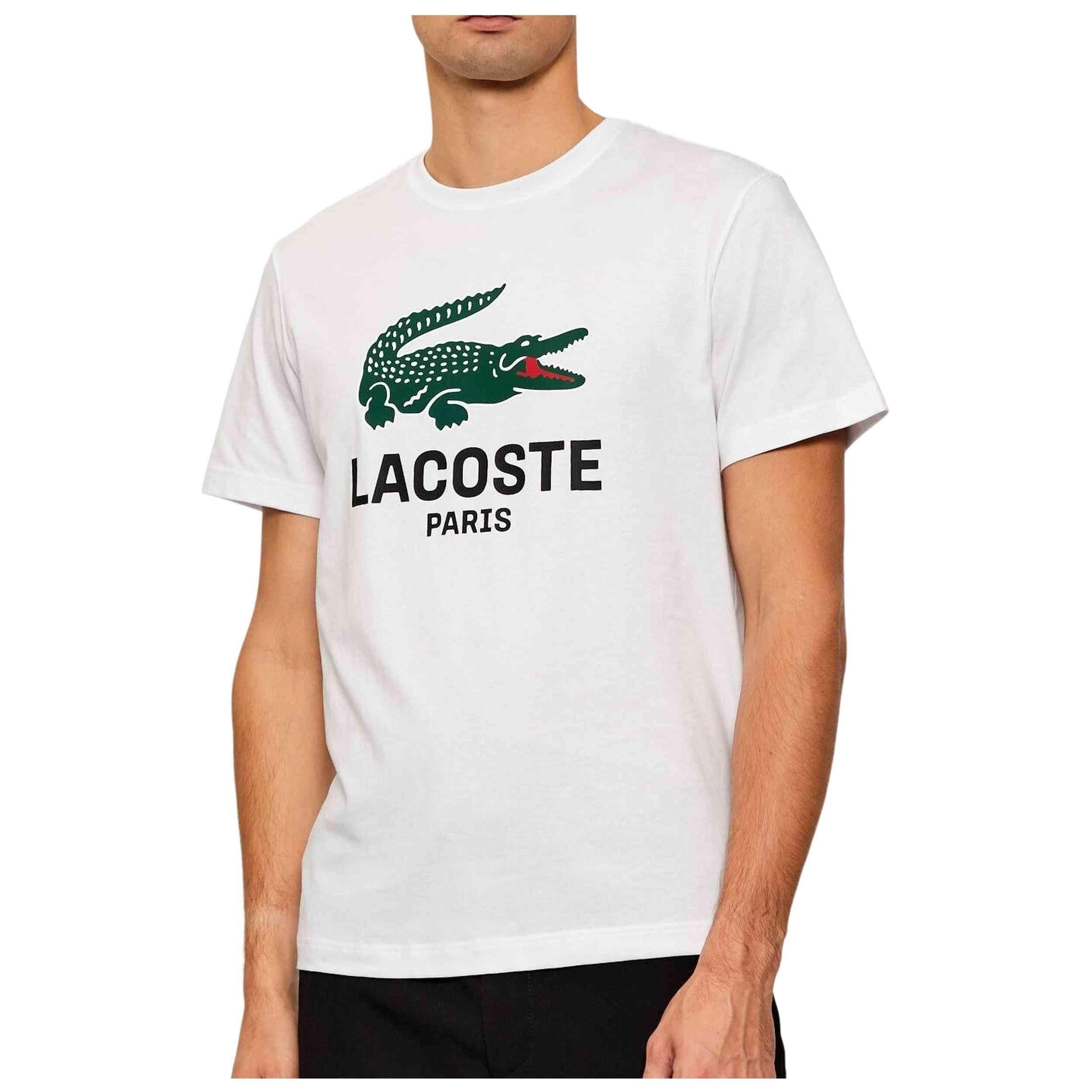 Lacoste T-Shirt Modelo Th5634-00-001-Wht Para Homem Branco da Decathlon