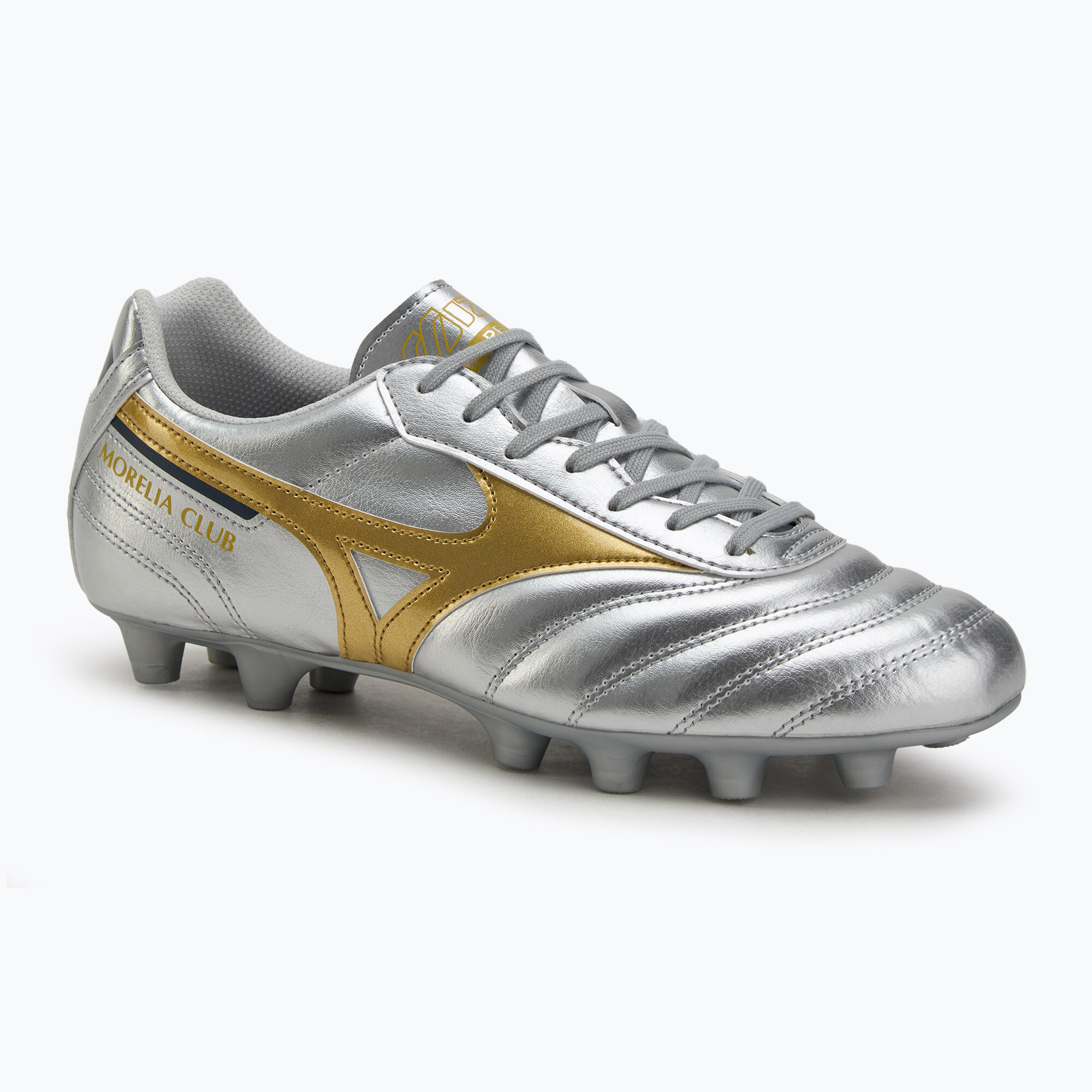 Buty piłkarskie Mizuno Morelia II Club Md galaxy silver/gold/gold 1/7
